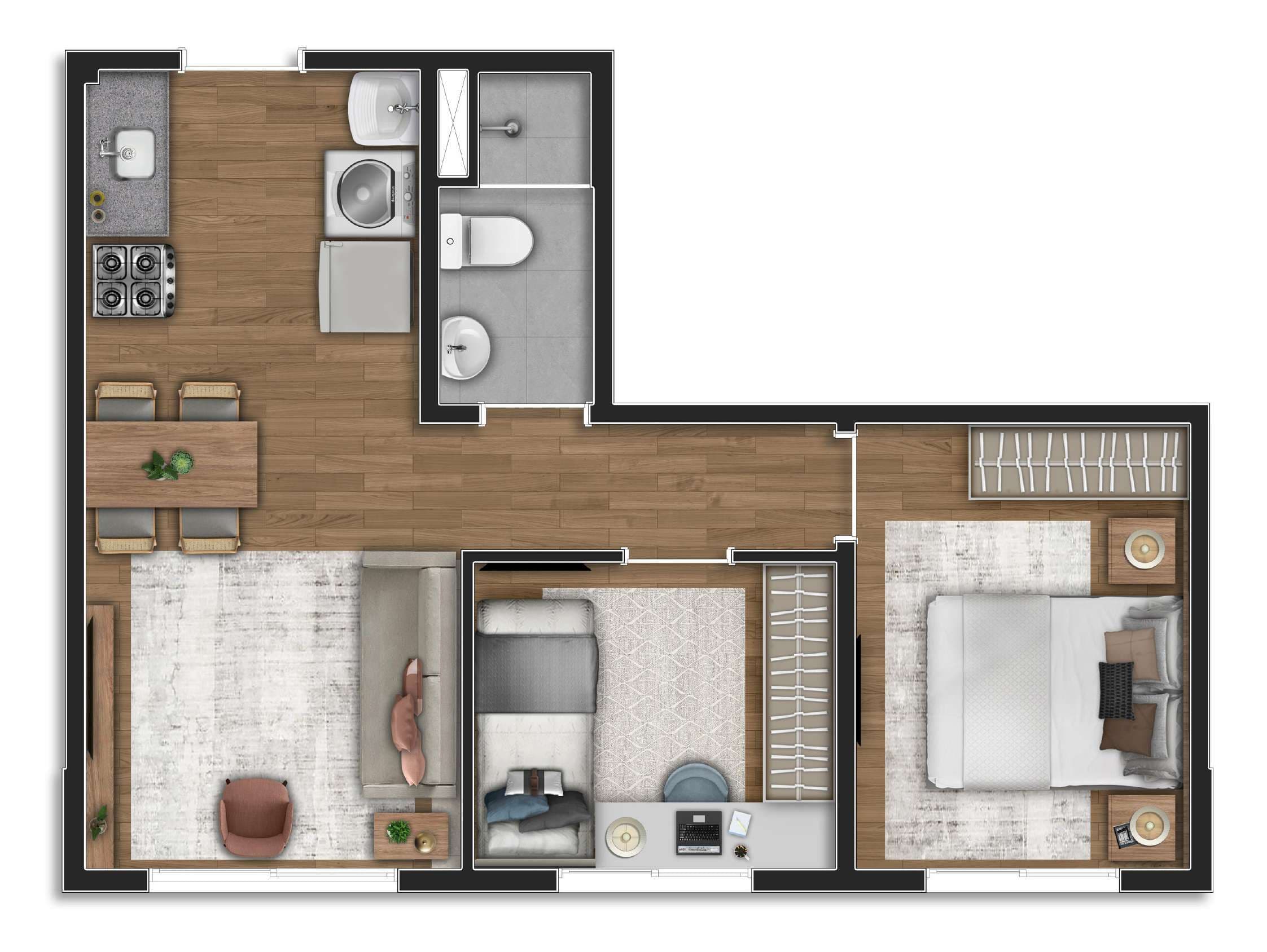 Planta 2 — Bosque Ipiranga - Residencial - Fase 2