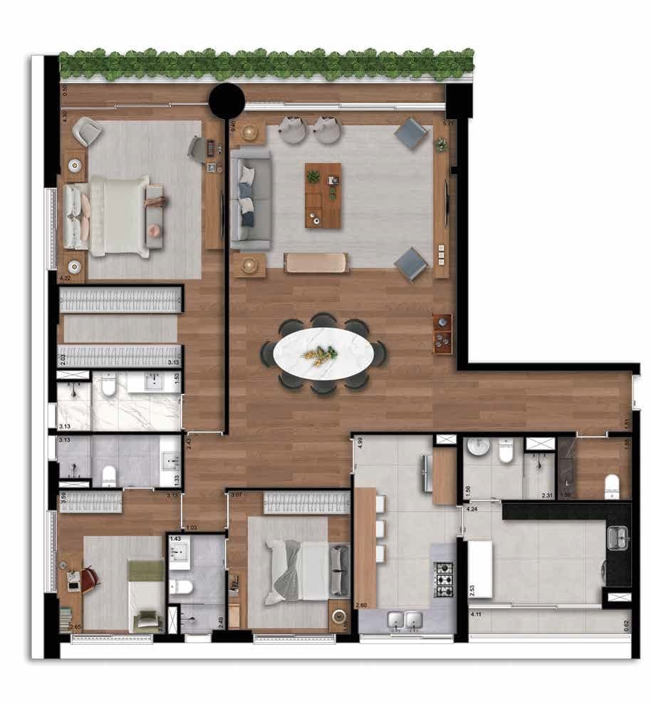 Planta 6 — Albero