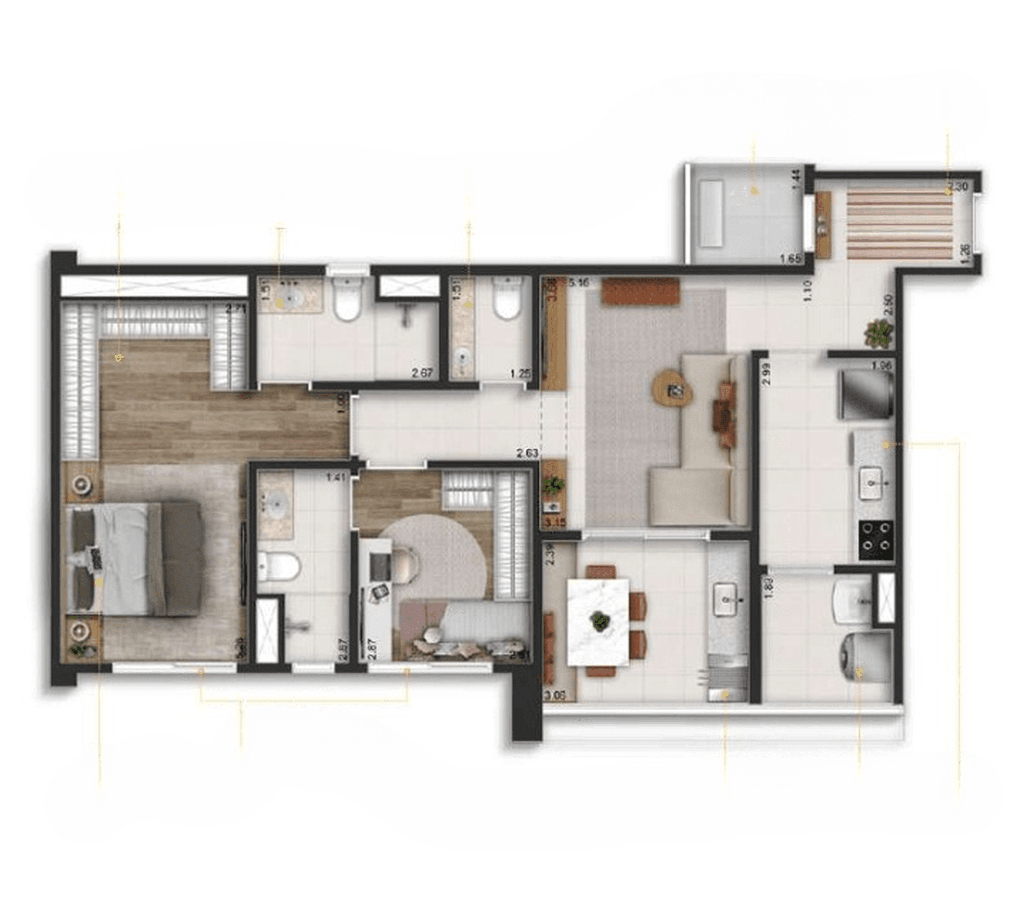 Planta 4 — Sereno