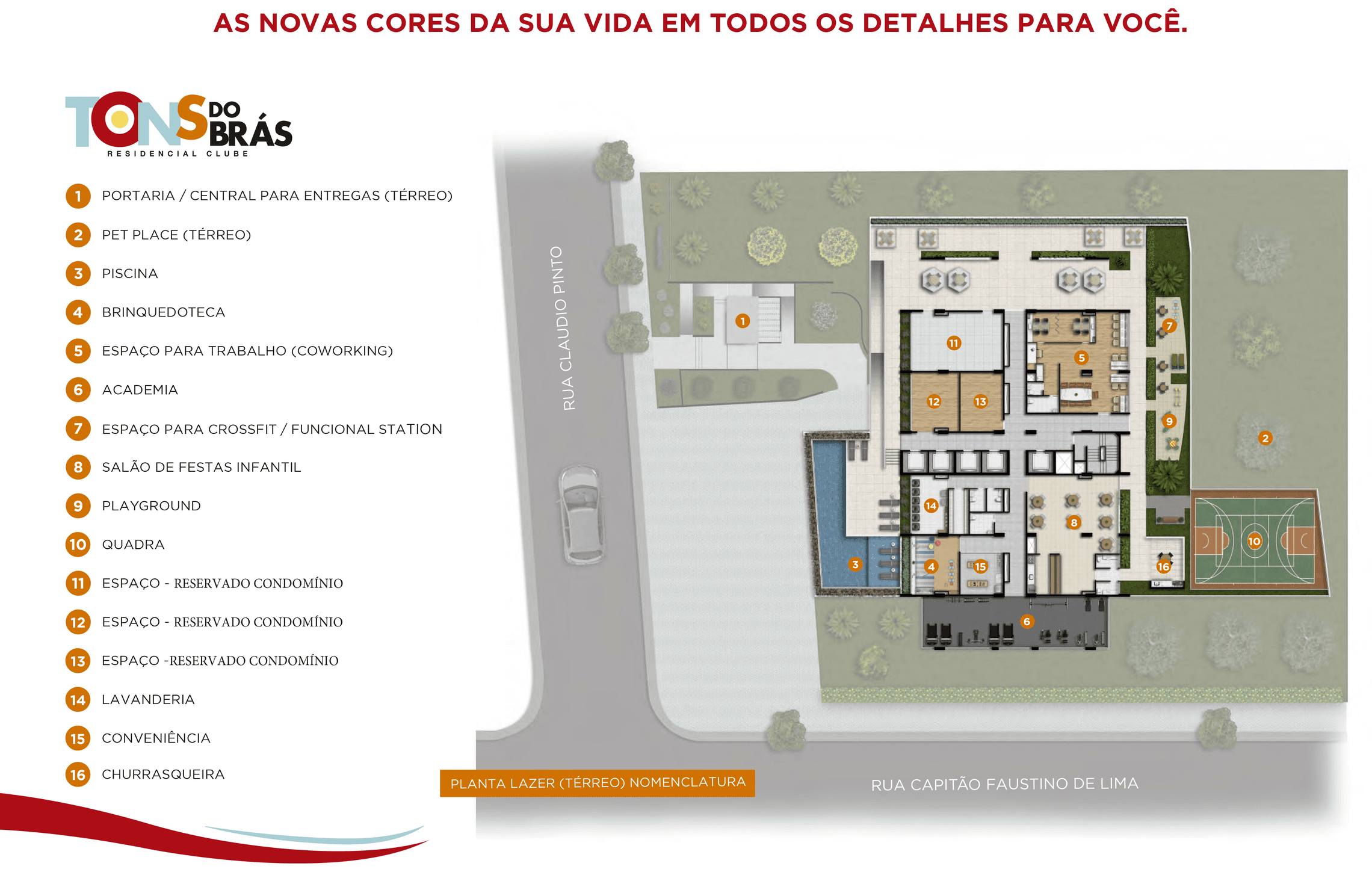 Planta 1 — Tons do Brás - Residencial