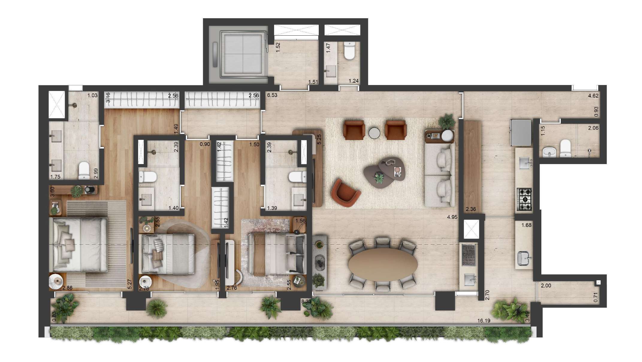 Planta 1 — Altitude by Artefacto - Residencial