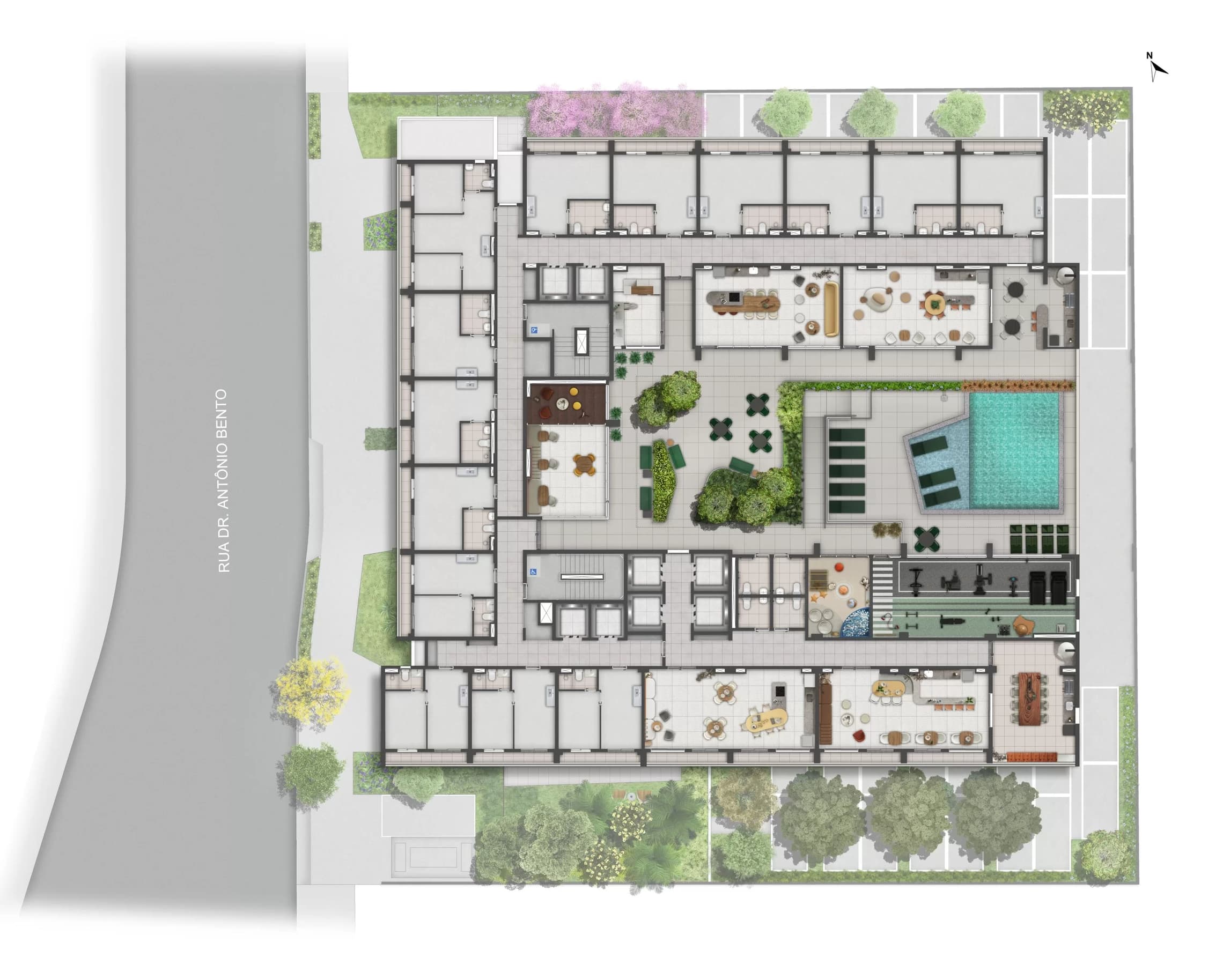 Planta 2 — Monumental Residencial Conx - Residencial