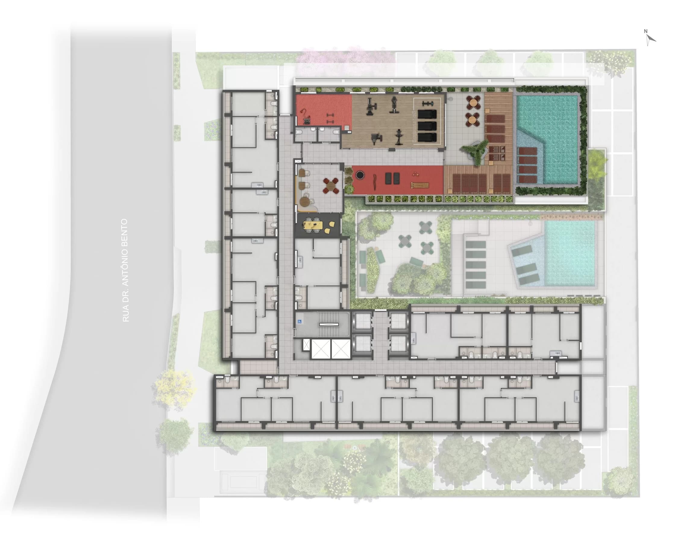 Planta 1 — Monumental Residencial Conx - Residencial