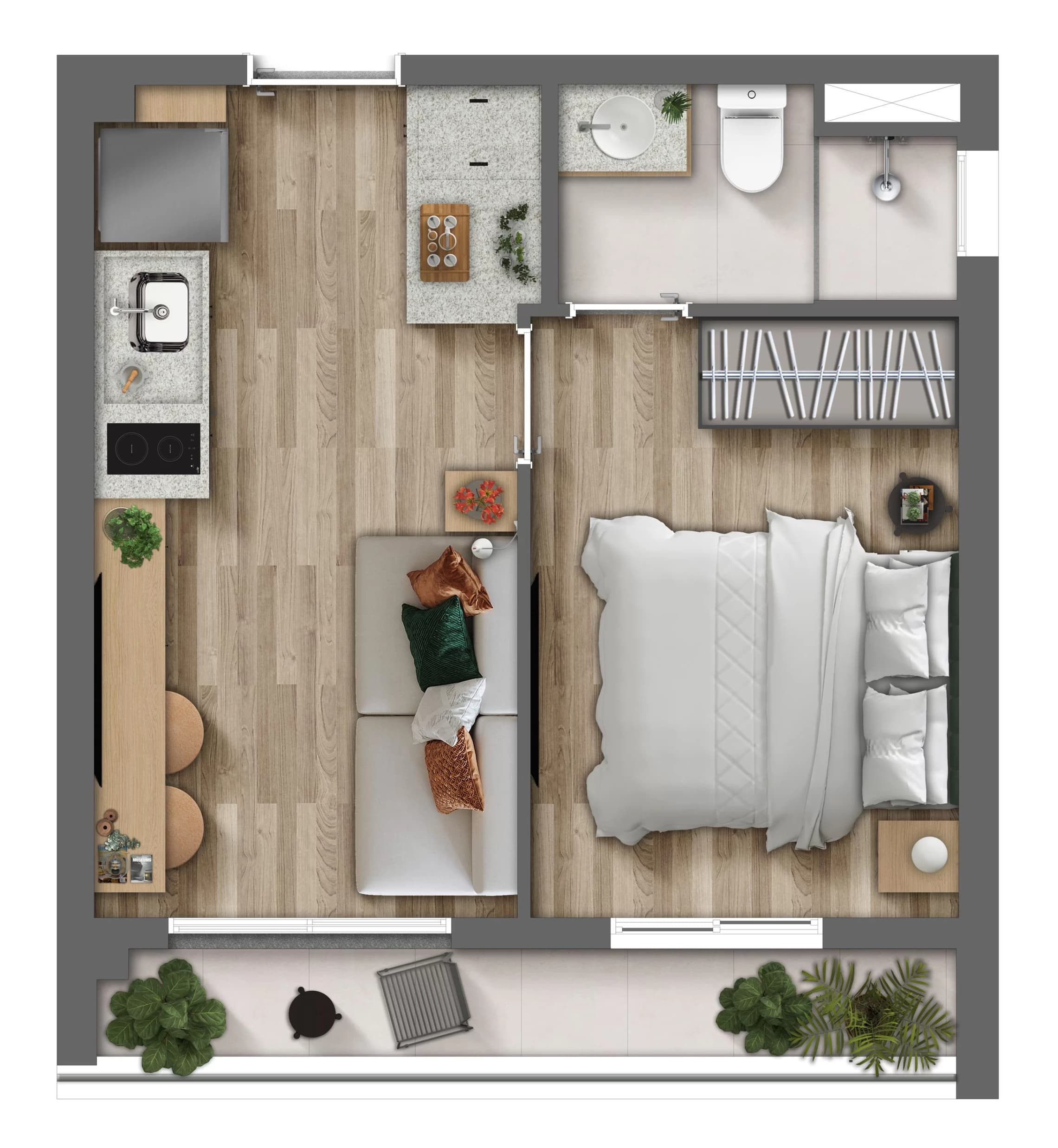 Planta 5 — Monumental Residencial Conx - Residencial