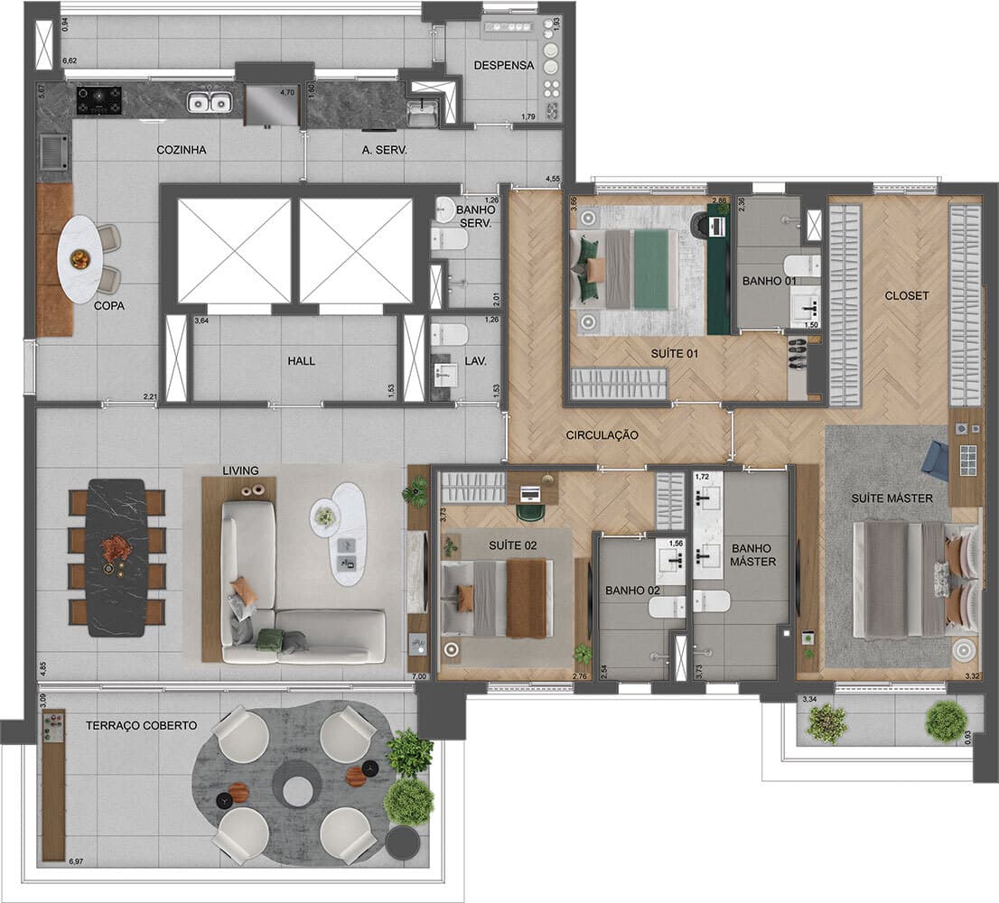 Planta 3 — Agami Park Residences