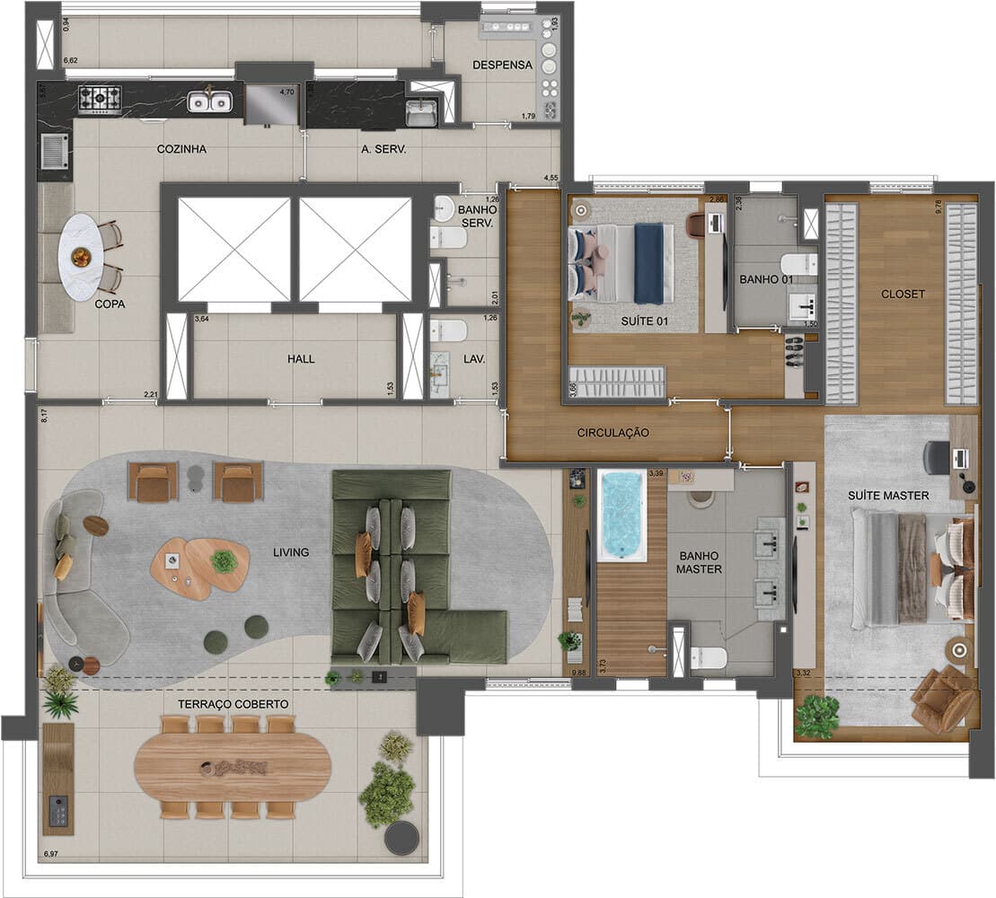 Planta 4 — Agami Park Residences