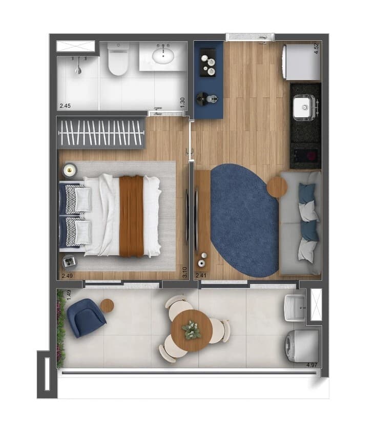 Planta 4 — The Collection Vila Mariana - Residencial