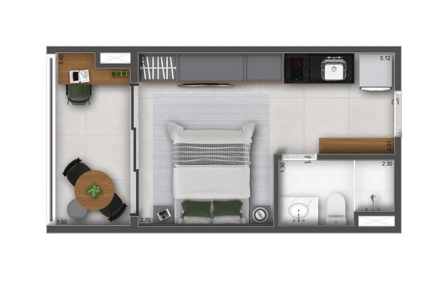 Planta 2 — The Collection Vila Mariana - NR
