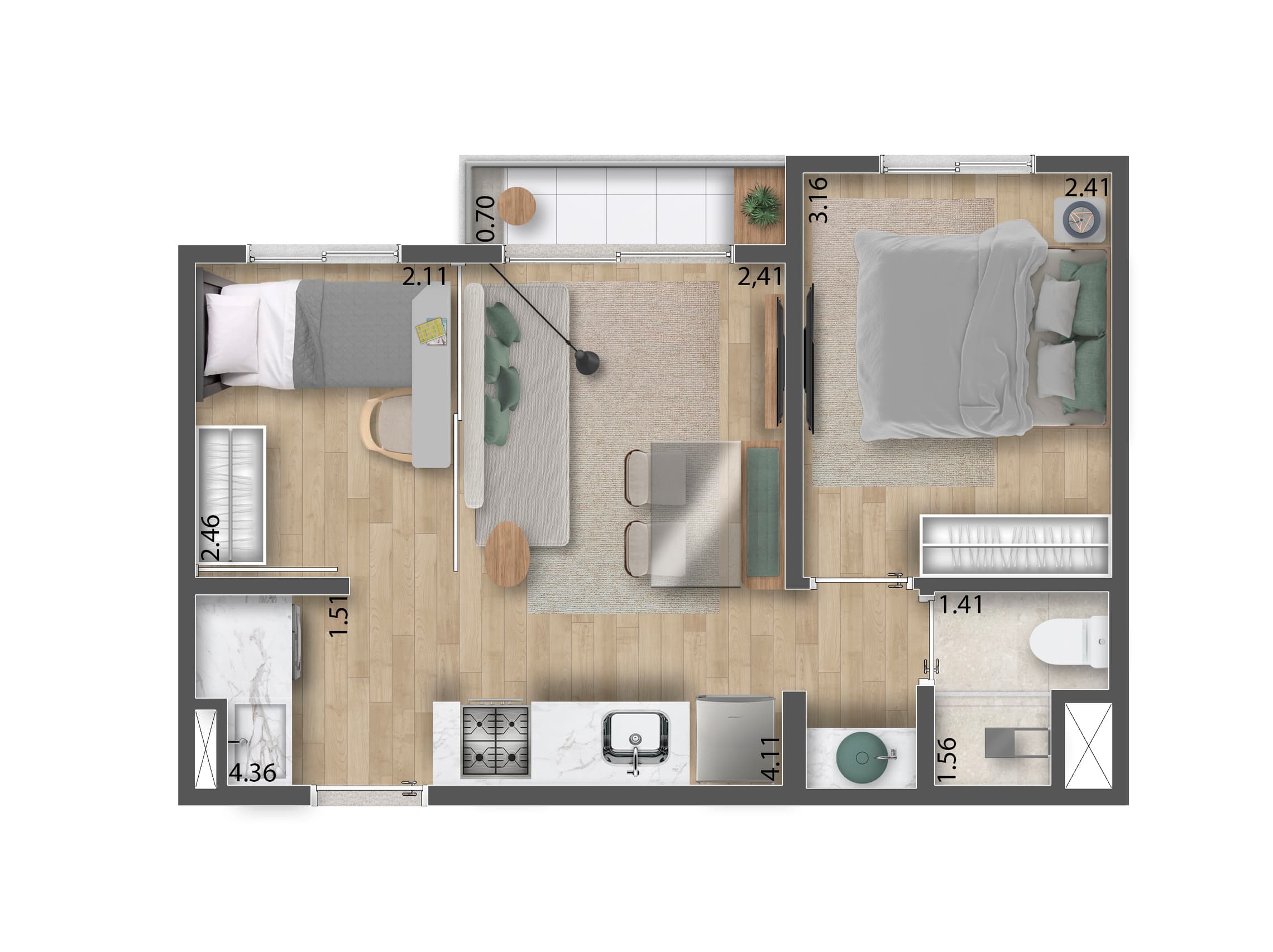Planta 3 — Viewline Lapa