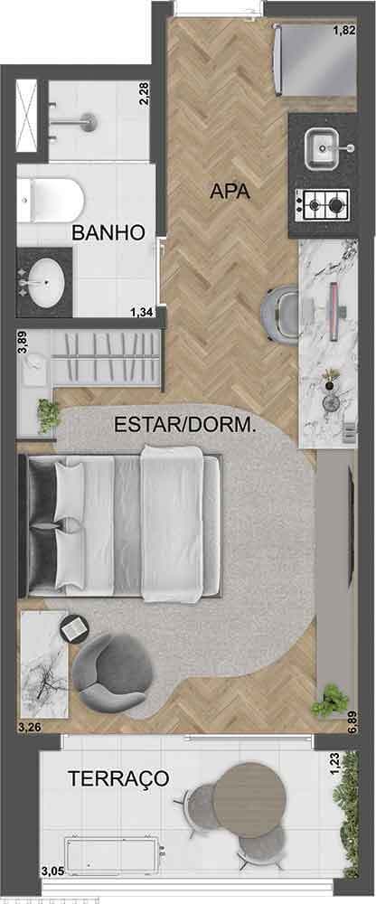 Planta 2 — SP 360° Smart Living by Eztec