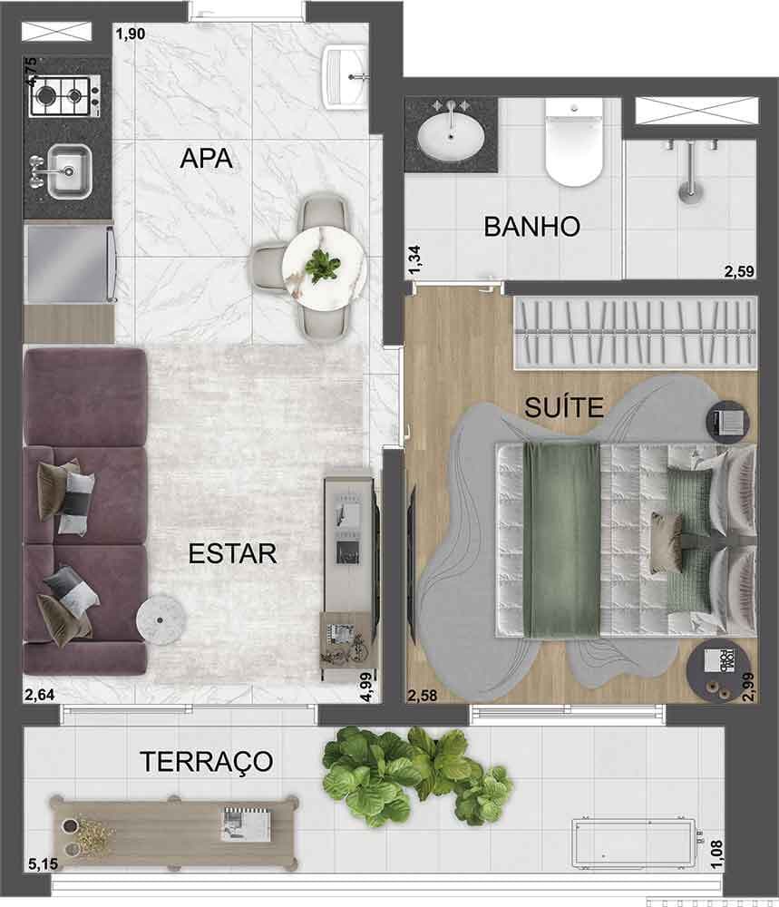 Planta 3 — SP 360° Smart Living by Eztec