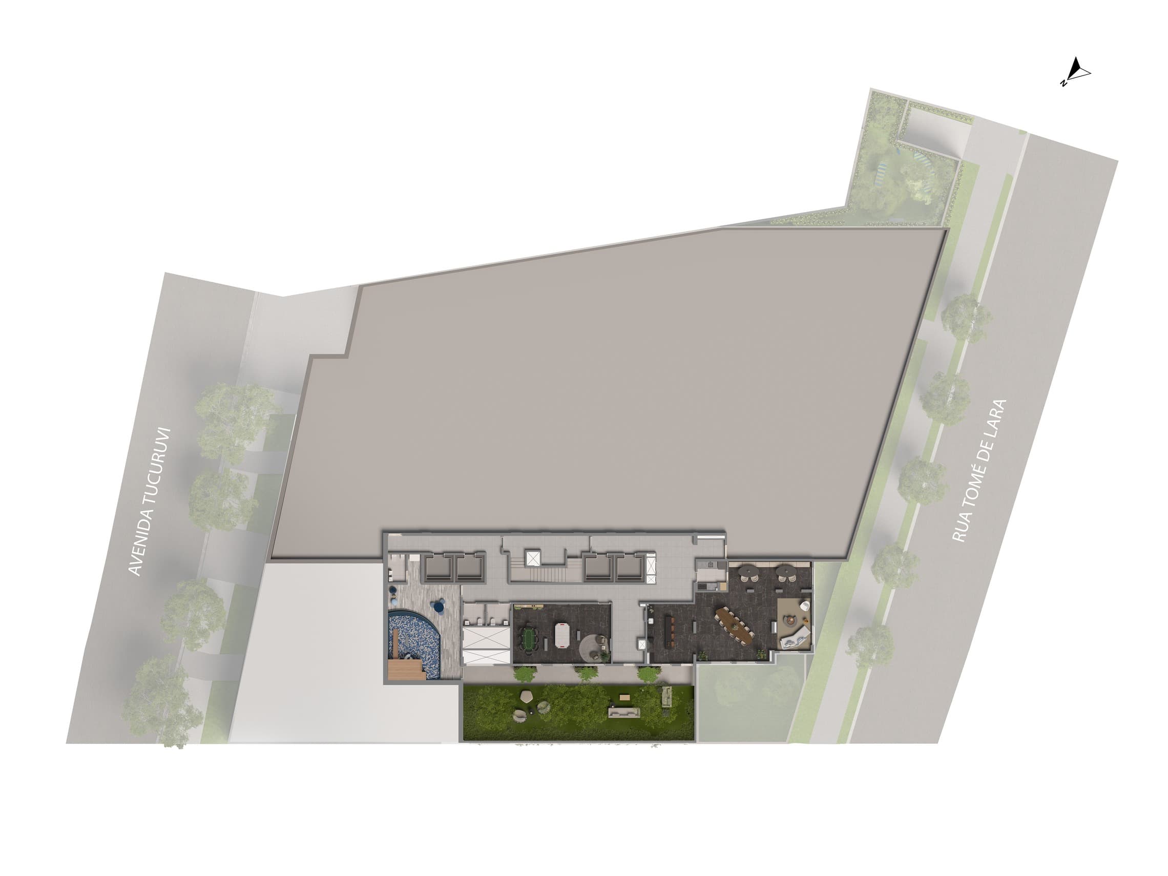 Planta 2 — Living Grand Exclusive Tucuruvi
