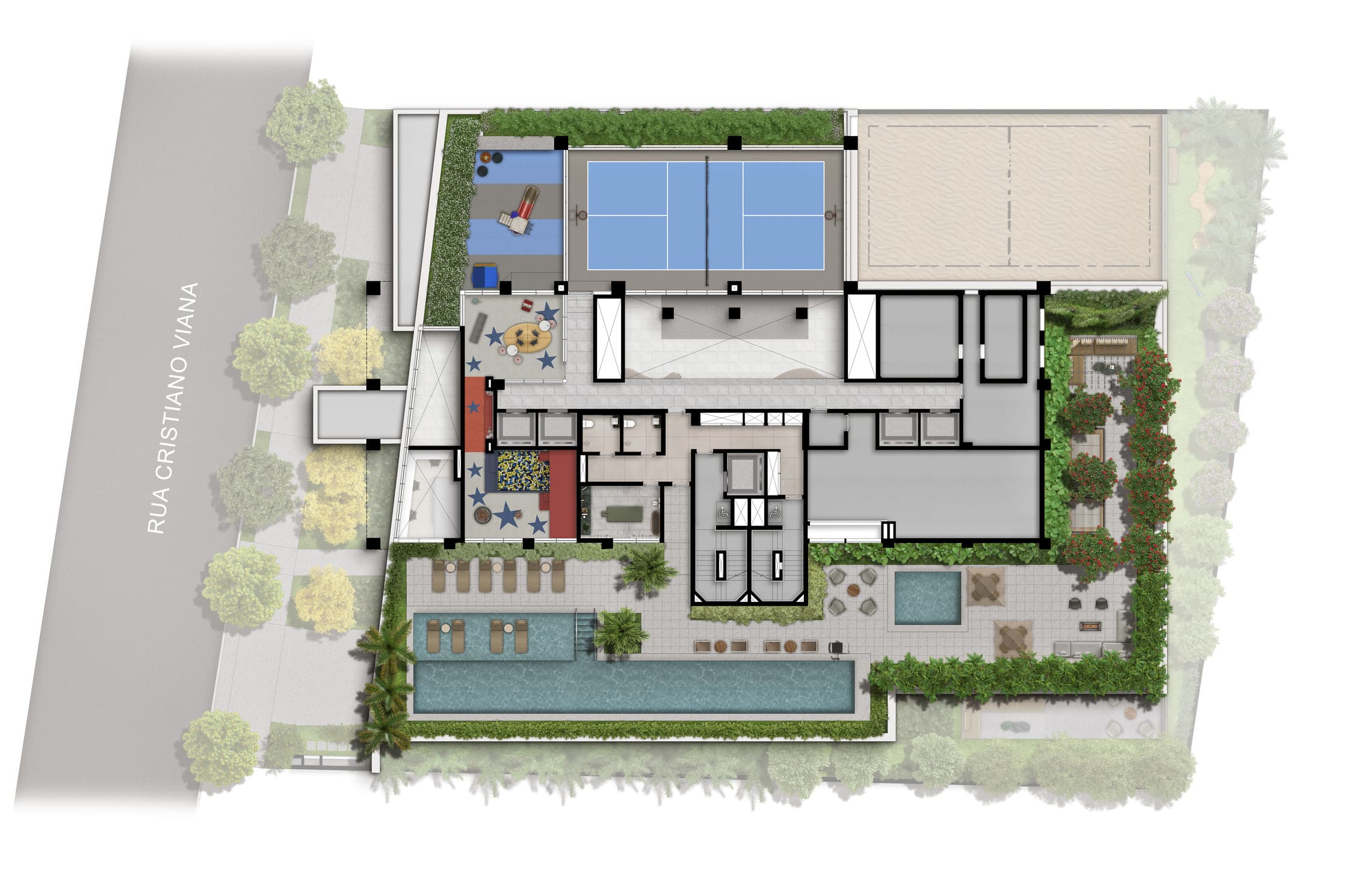 Planta 1 — 145 Vianna - Residencial