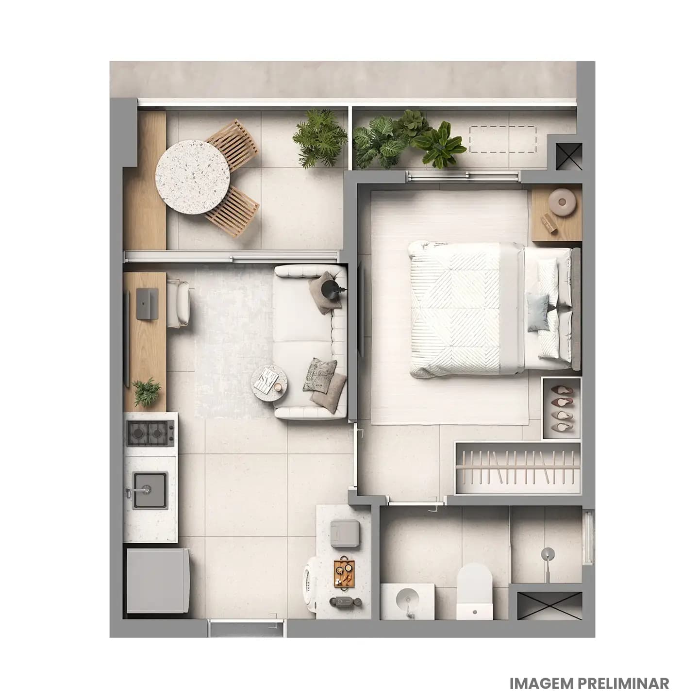 Planta 1 — Almadá Vila Madalena - Studios
