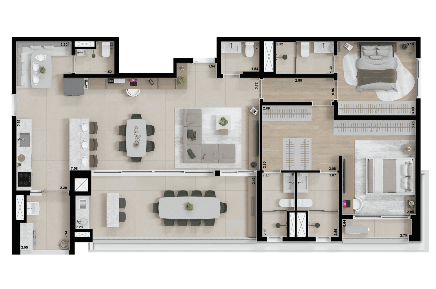 Planta 3 — Insígnia Alto da Lapa