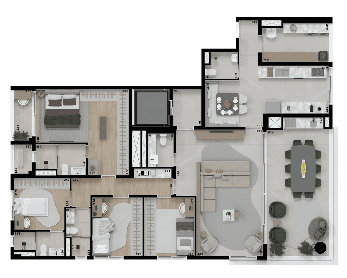 Planta 4 — Insígnia Alto da Lapa