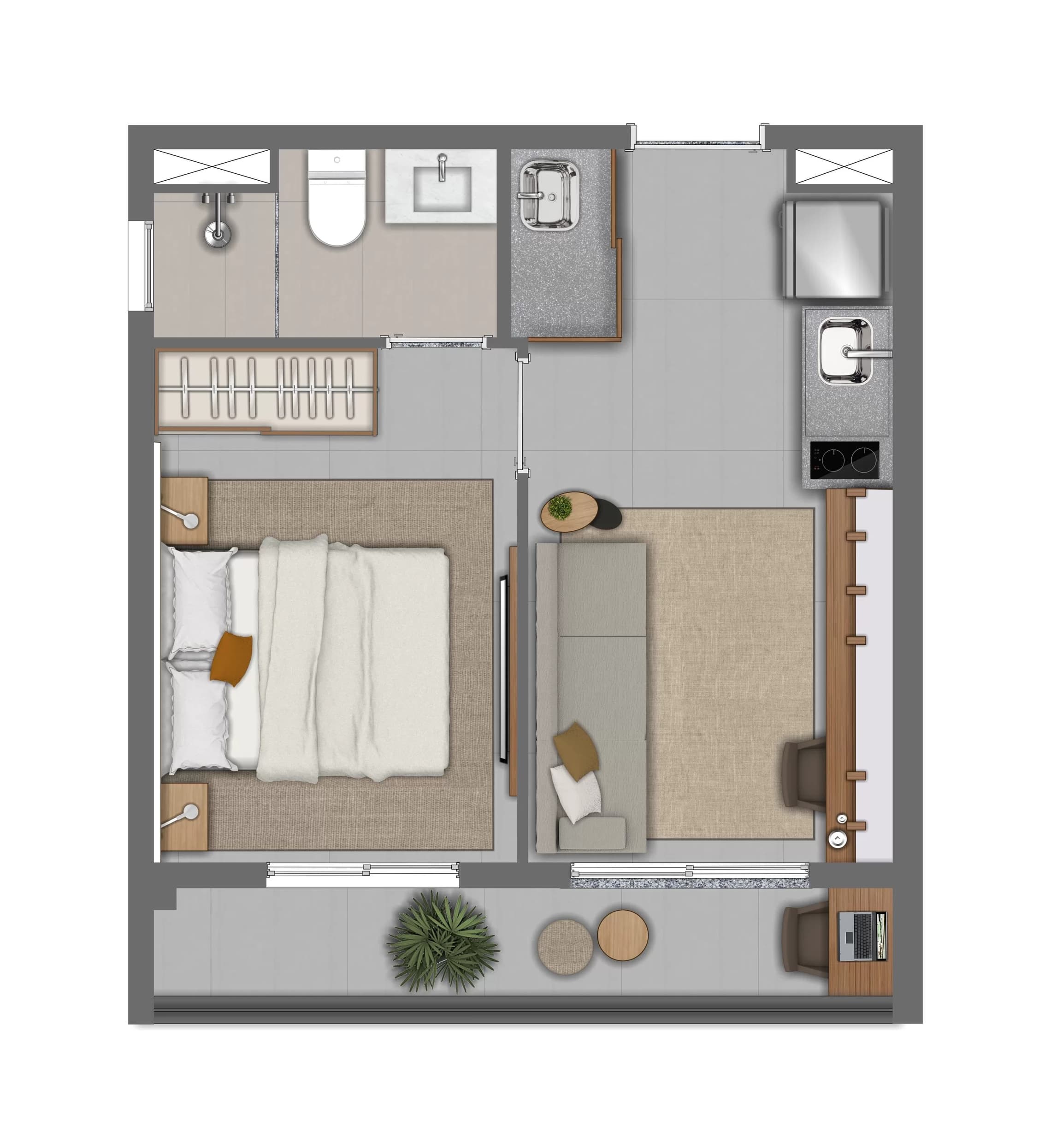 Planta 3 — Every Day Chácara Klabin - Residencial