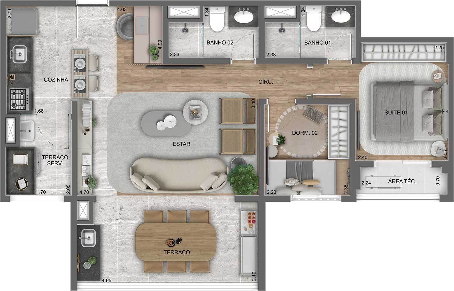 Planta 5 — Lume House Vila Prudente