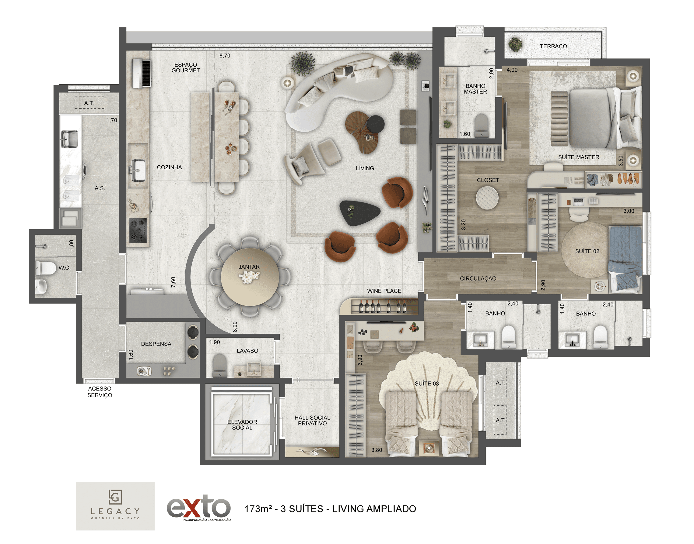 Planta 1 — Legacy Guedala