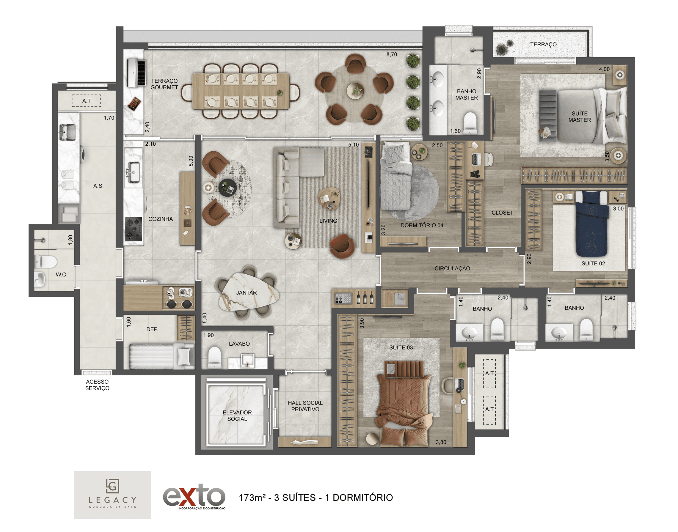 Planta 2 — Legacy Guedala