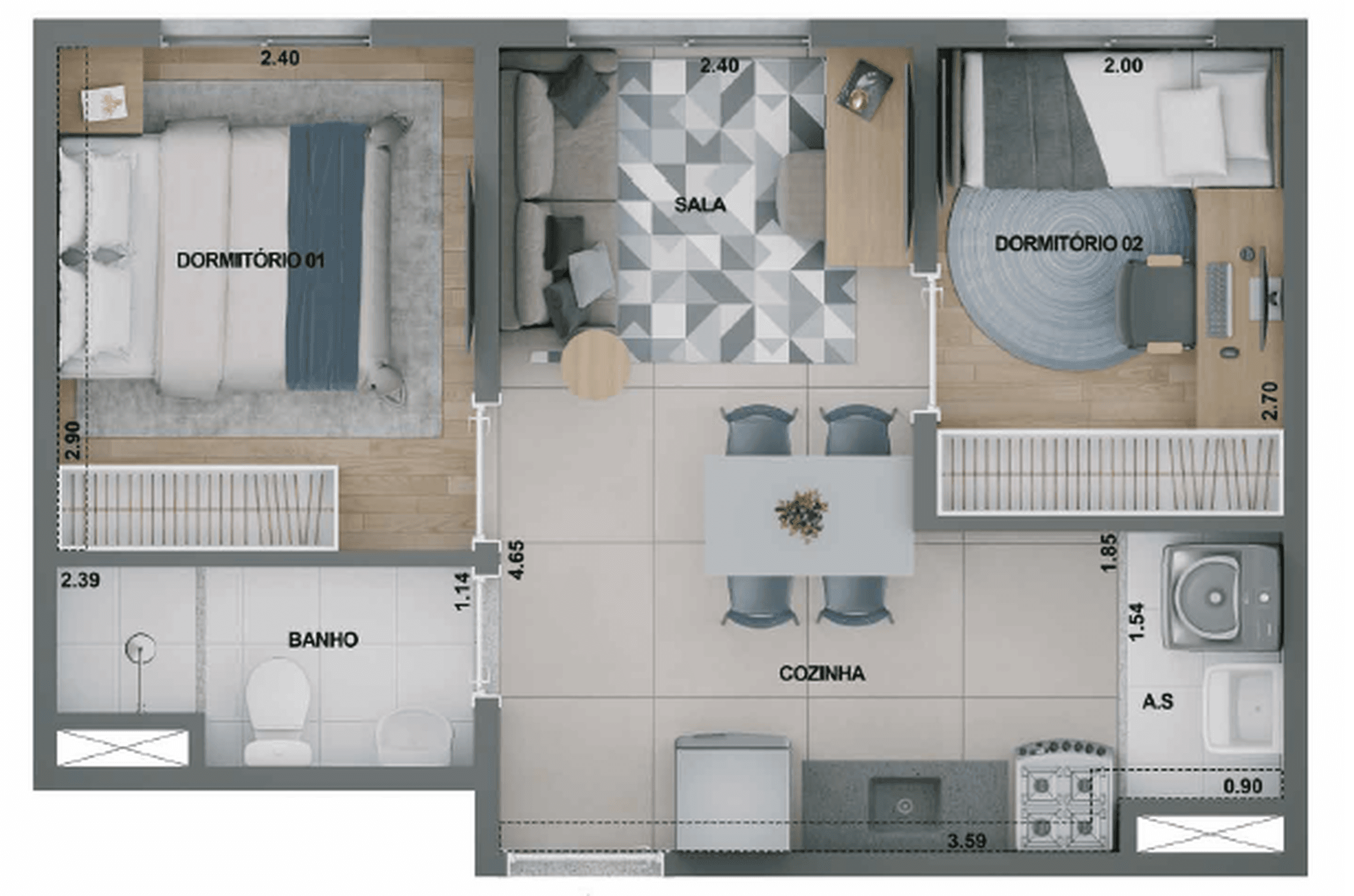 Planta 2 — Mirae Bom Retiro