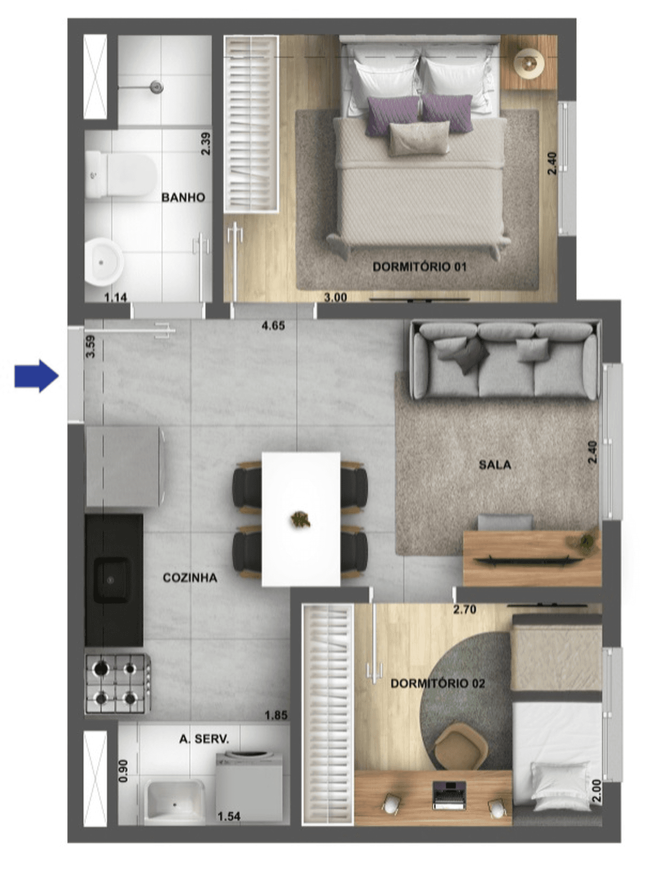 Planta 4 — Cidade Villa Lobos Maestro