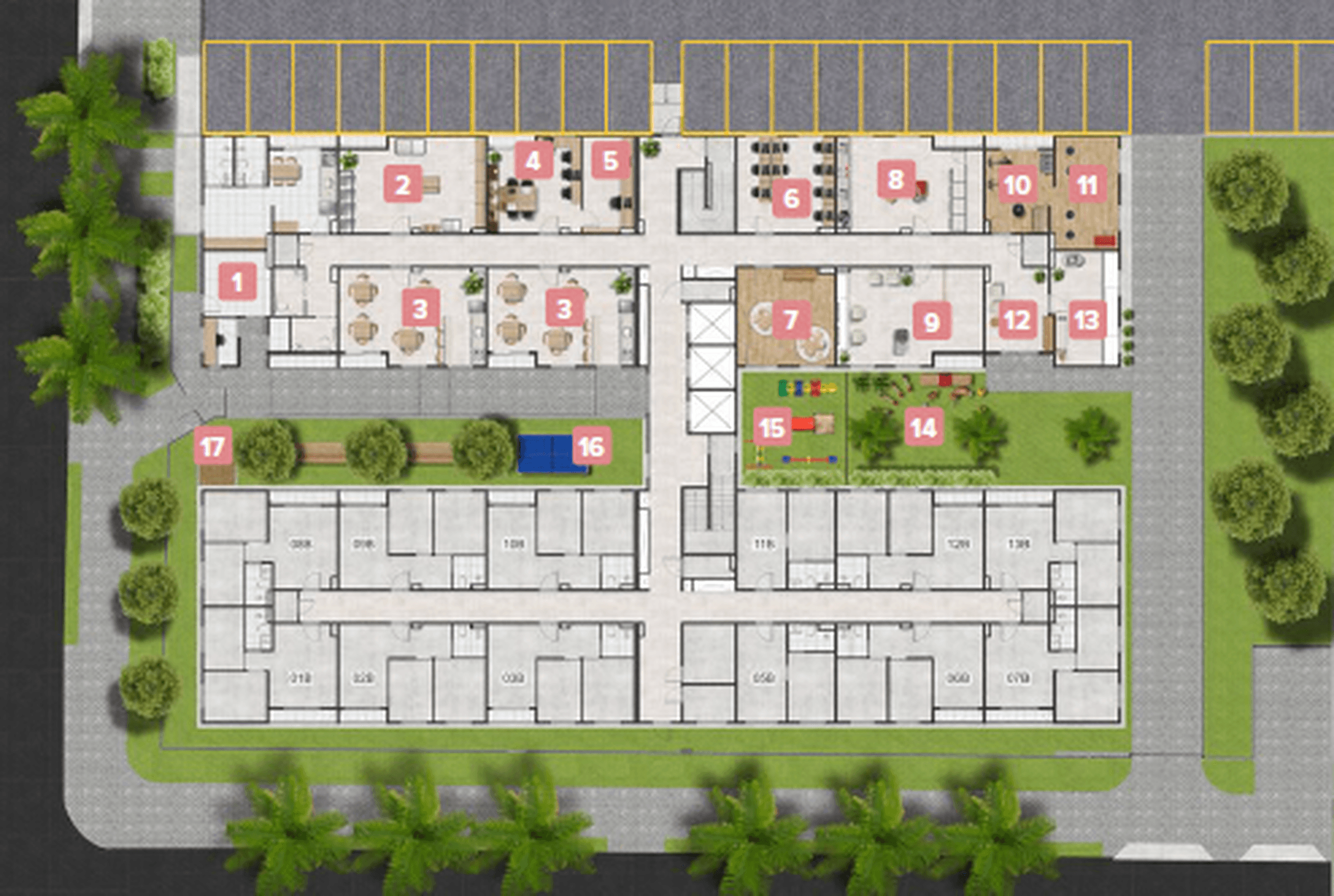 Planta 1 — Maraú Residencial Itaquera