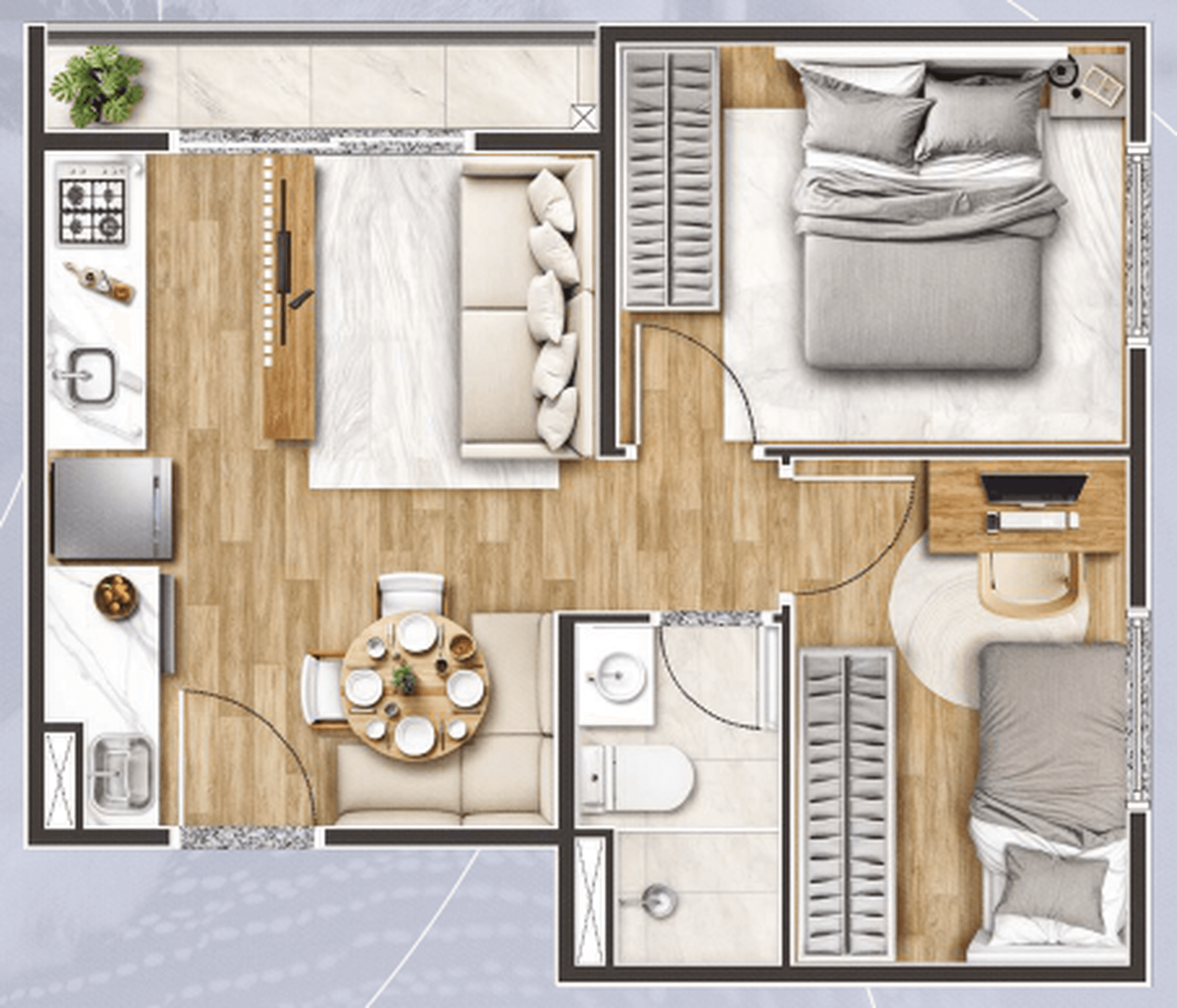 Planta 5 — Maraú Residencial Itaquera