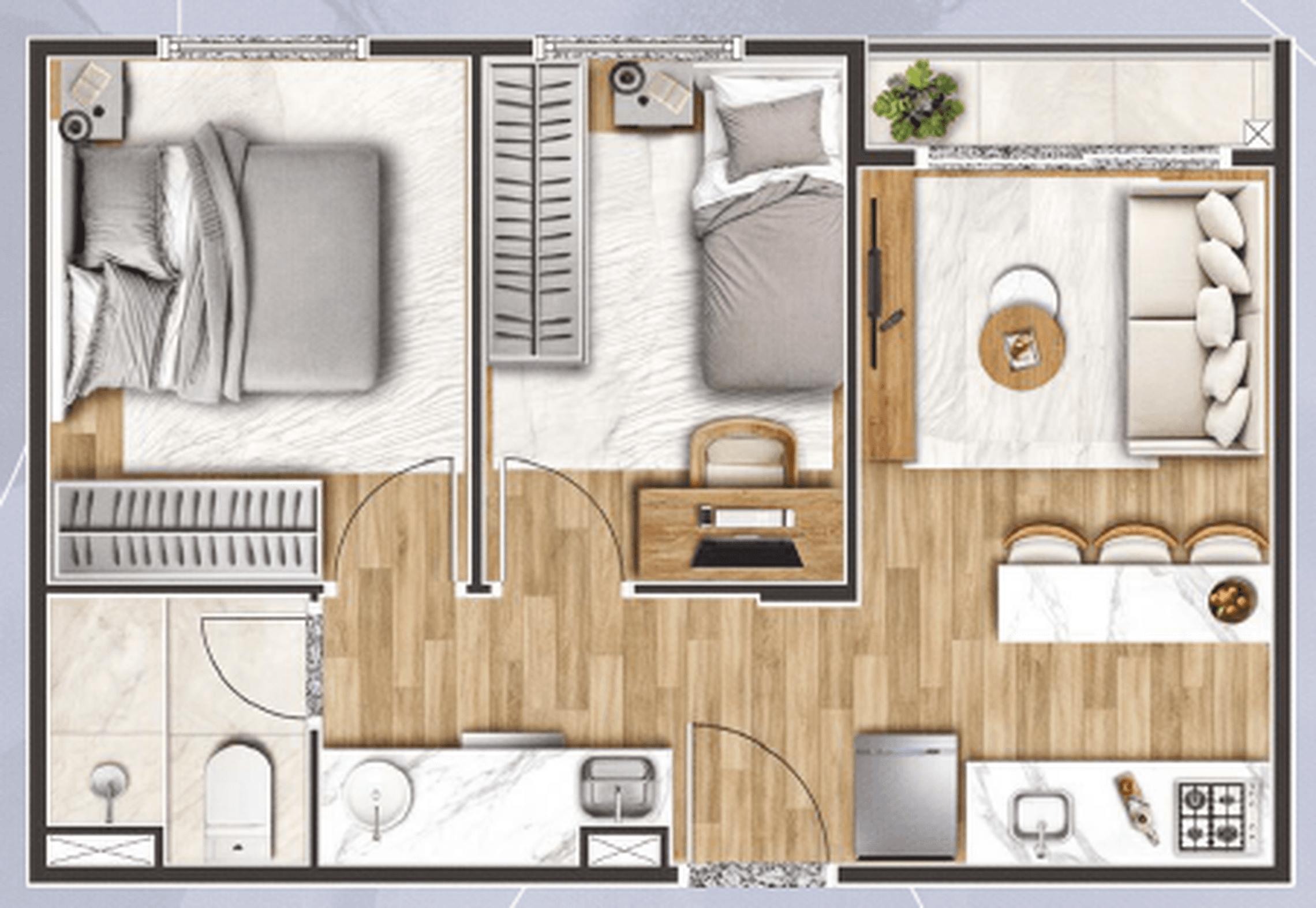 Planta 6 — Maraú Residencial Itaquera