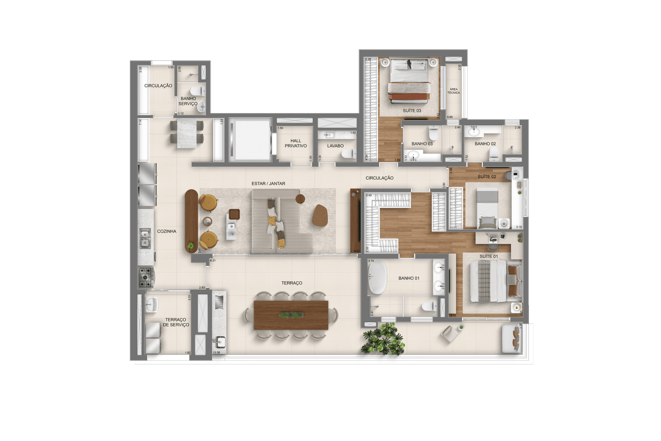 Planta 4 — Monã Mooca