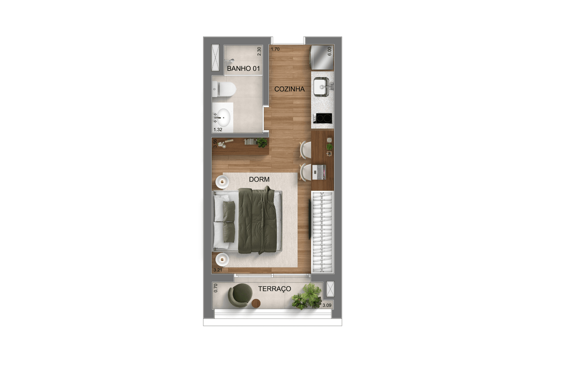 Planta 1 — Mooca Smart Spaces