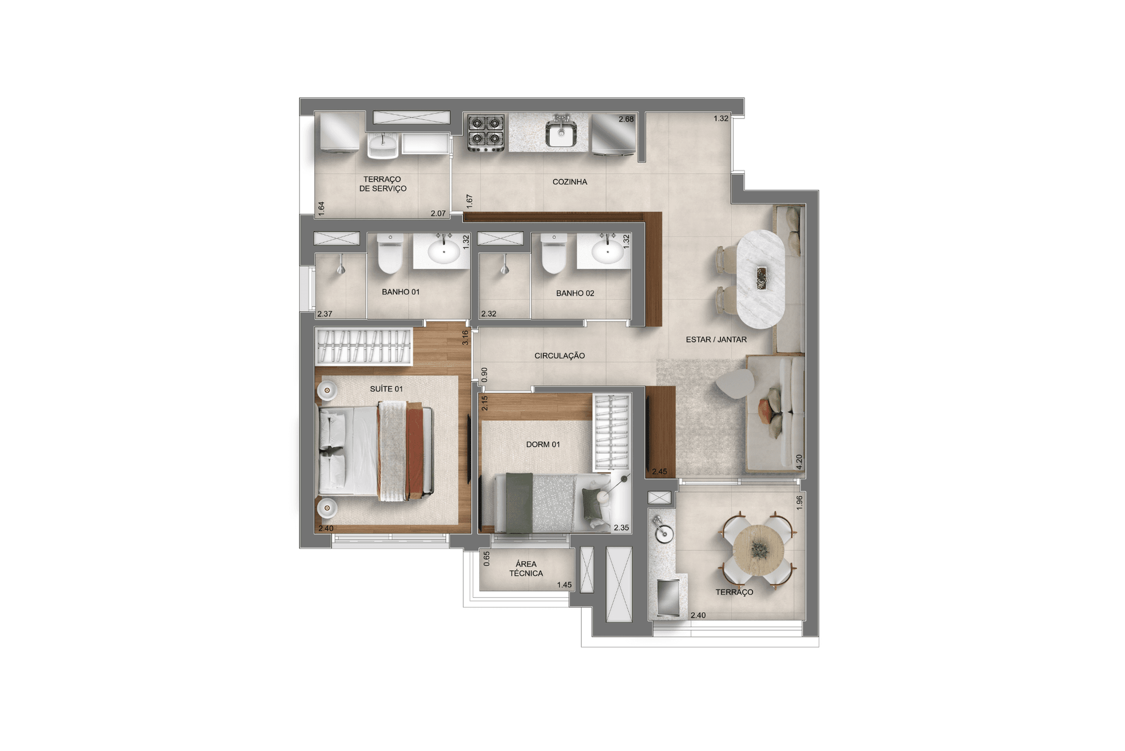 Planta 4 — Mooca Smart Spaces