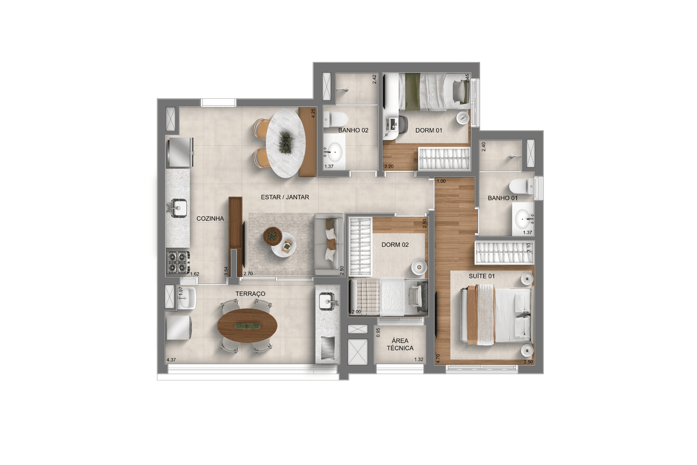 Planta 5 — Mooca Smart Spaces