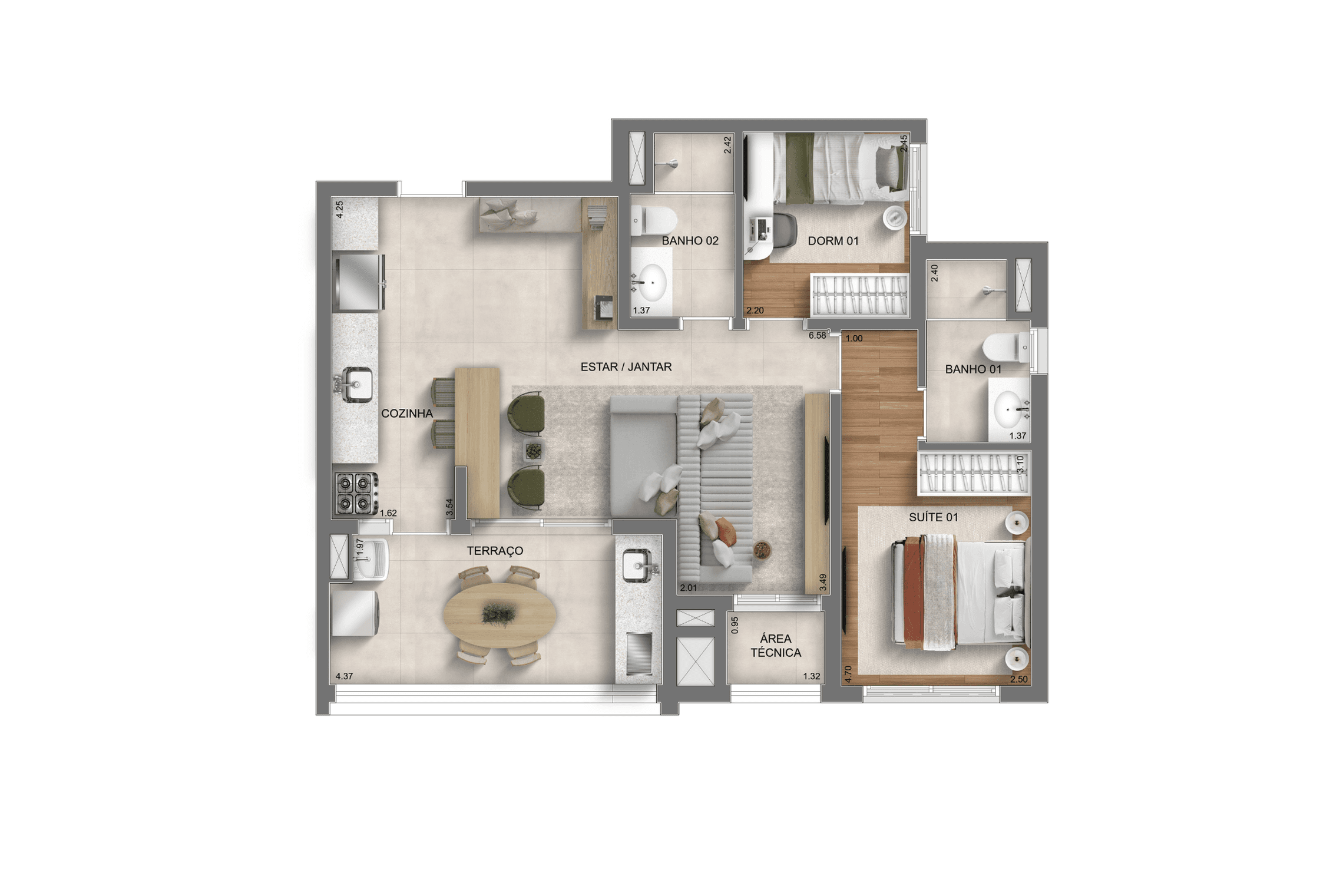 Planta 6 — Mooca Smart Spaces