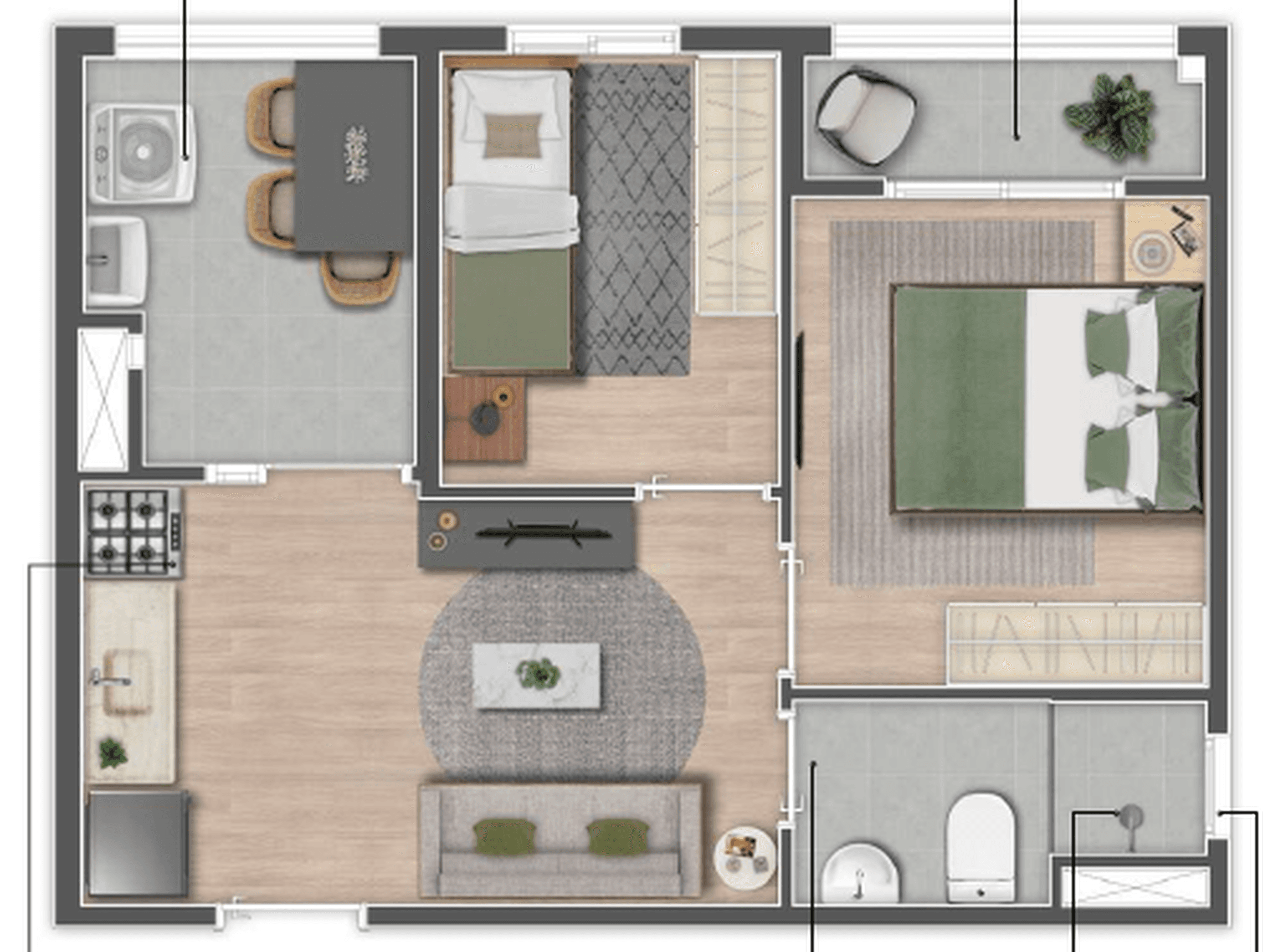 Planta 4 — Mundo Apto Estação Aricanduva