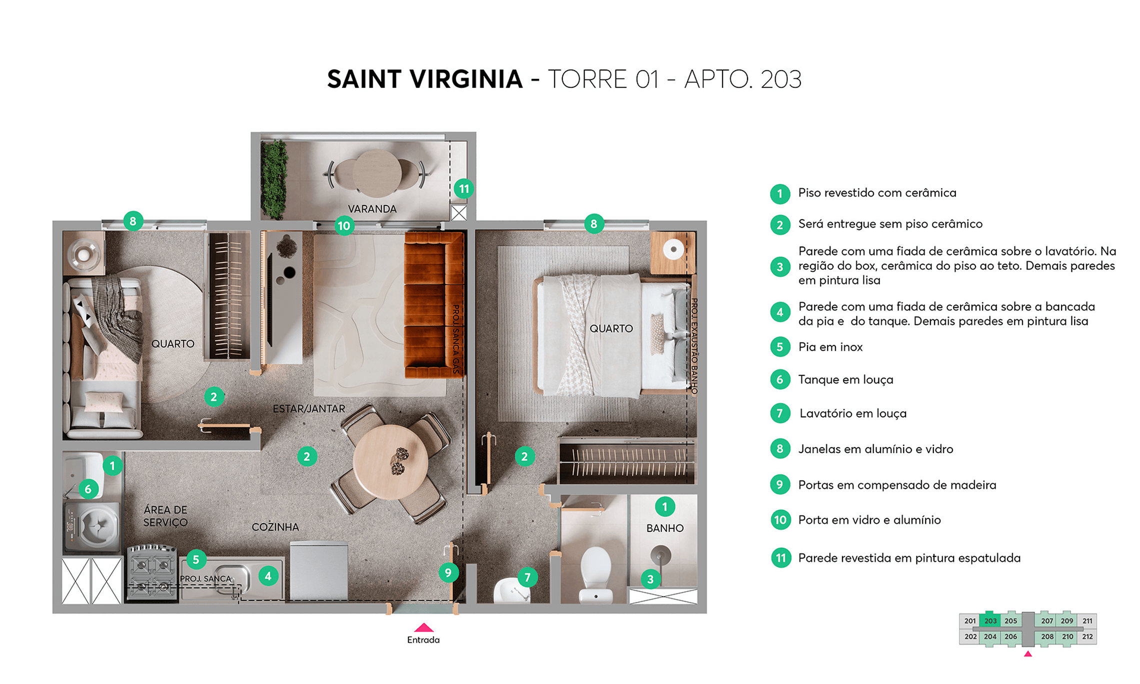 Planta 3 — Saint Virgínia - Fase 1