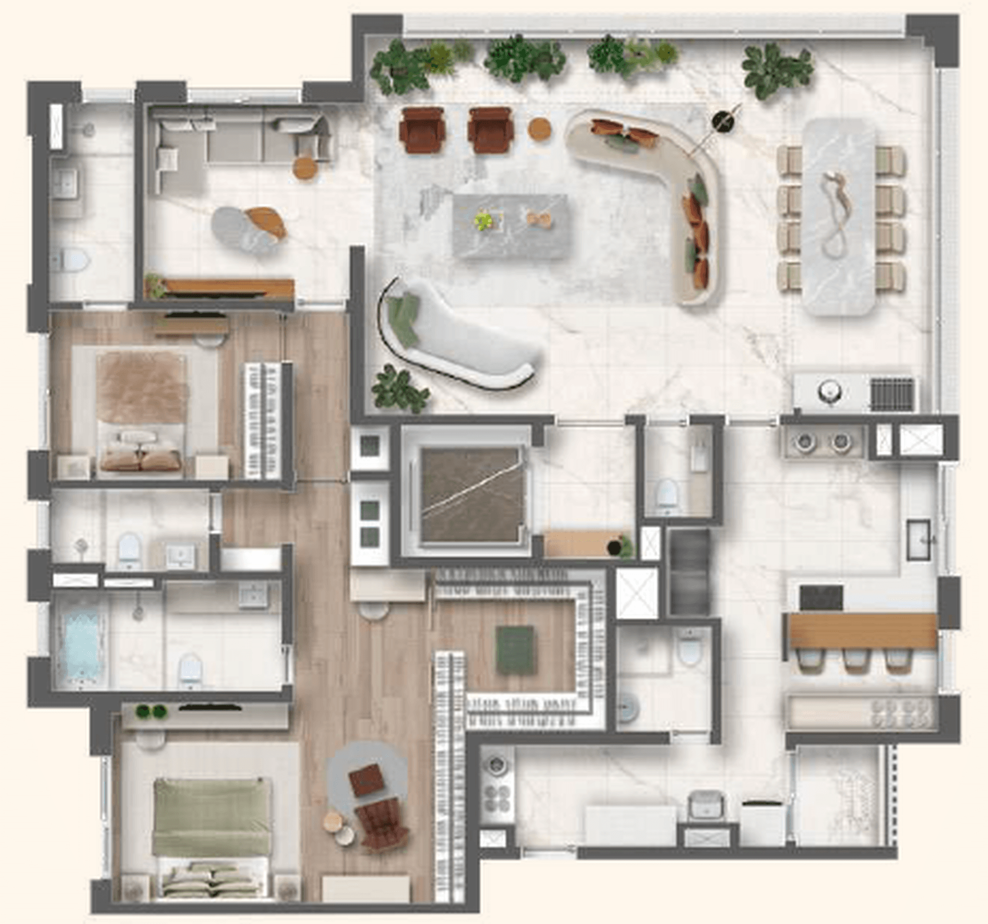 Planta 4 — Taj Ibirapuera