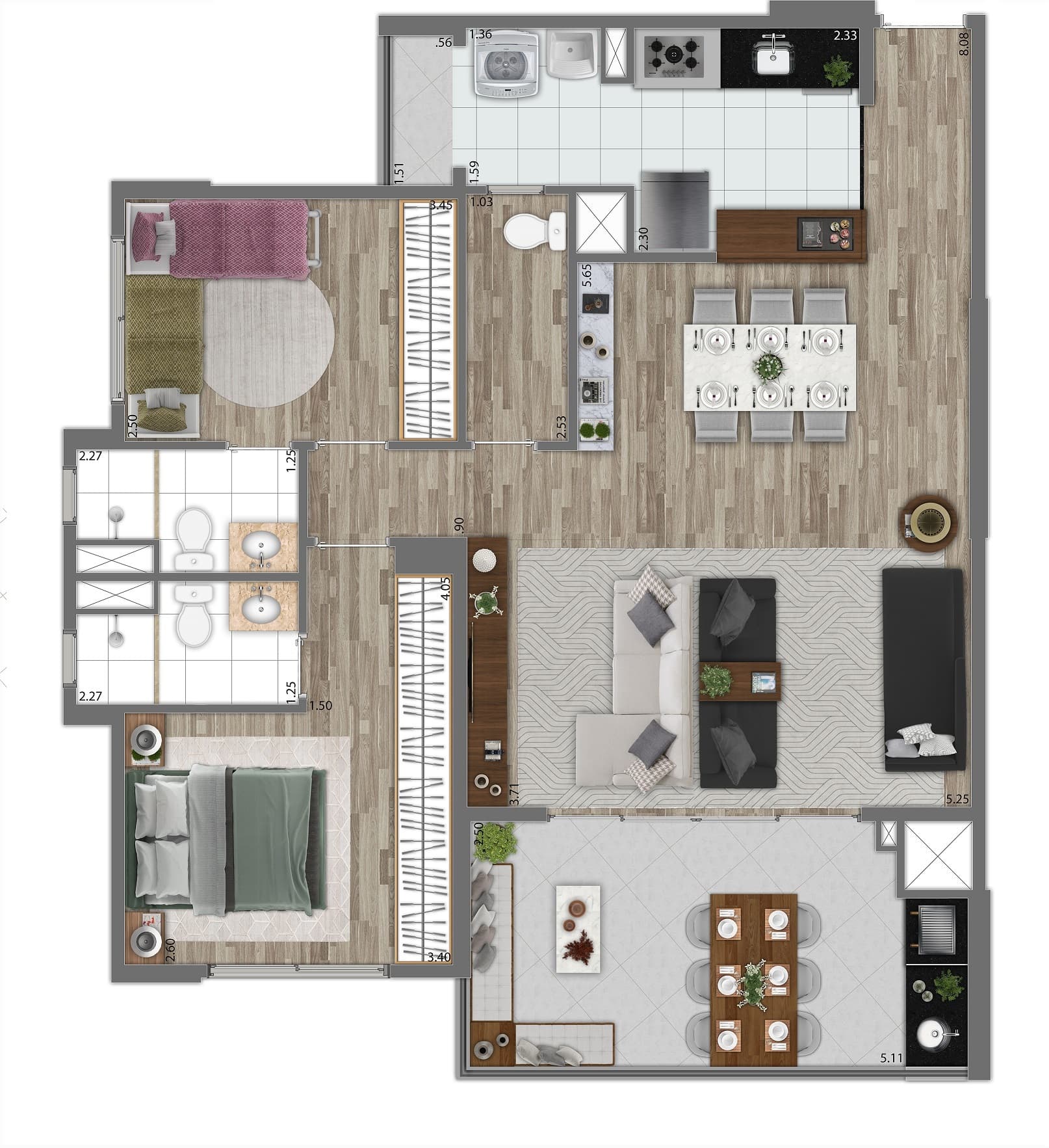 Planta 5 — Gracia Morumbi