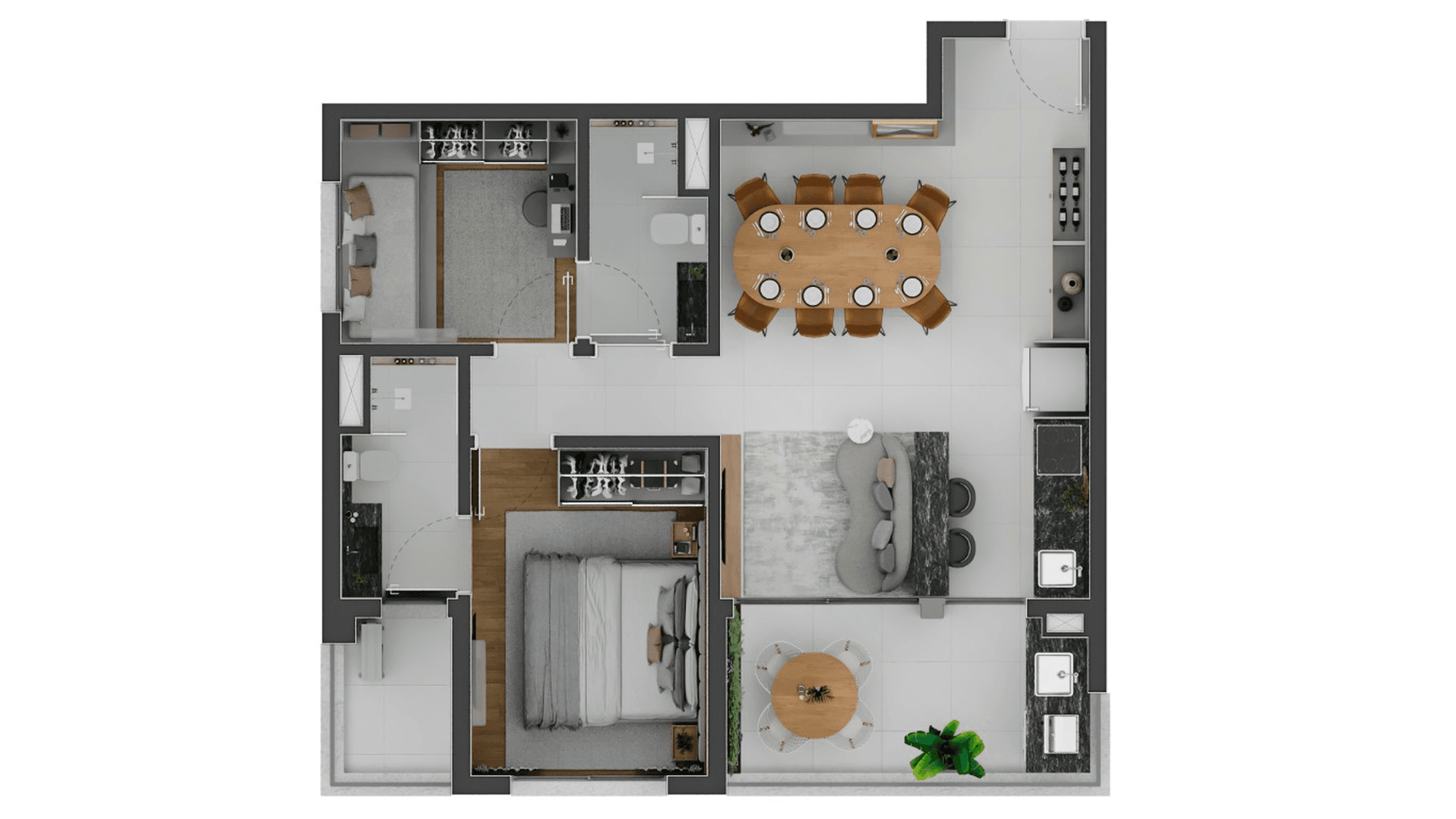 Planta 3 — Icon João Moura - Residencial