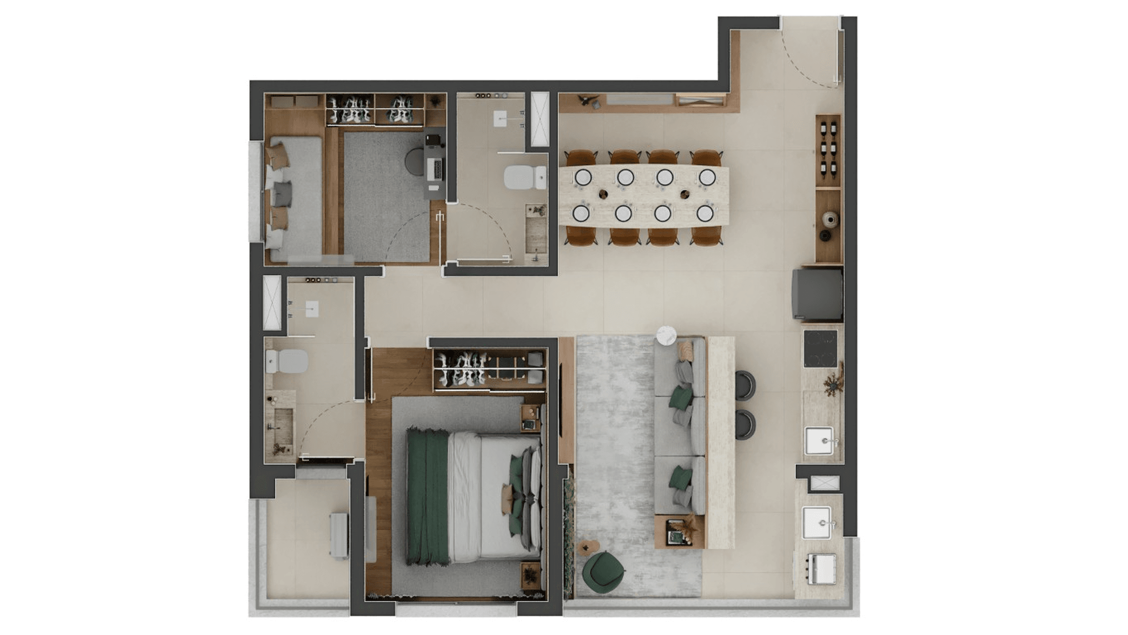 Planta 5 — Icon João Moura - Residencial