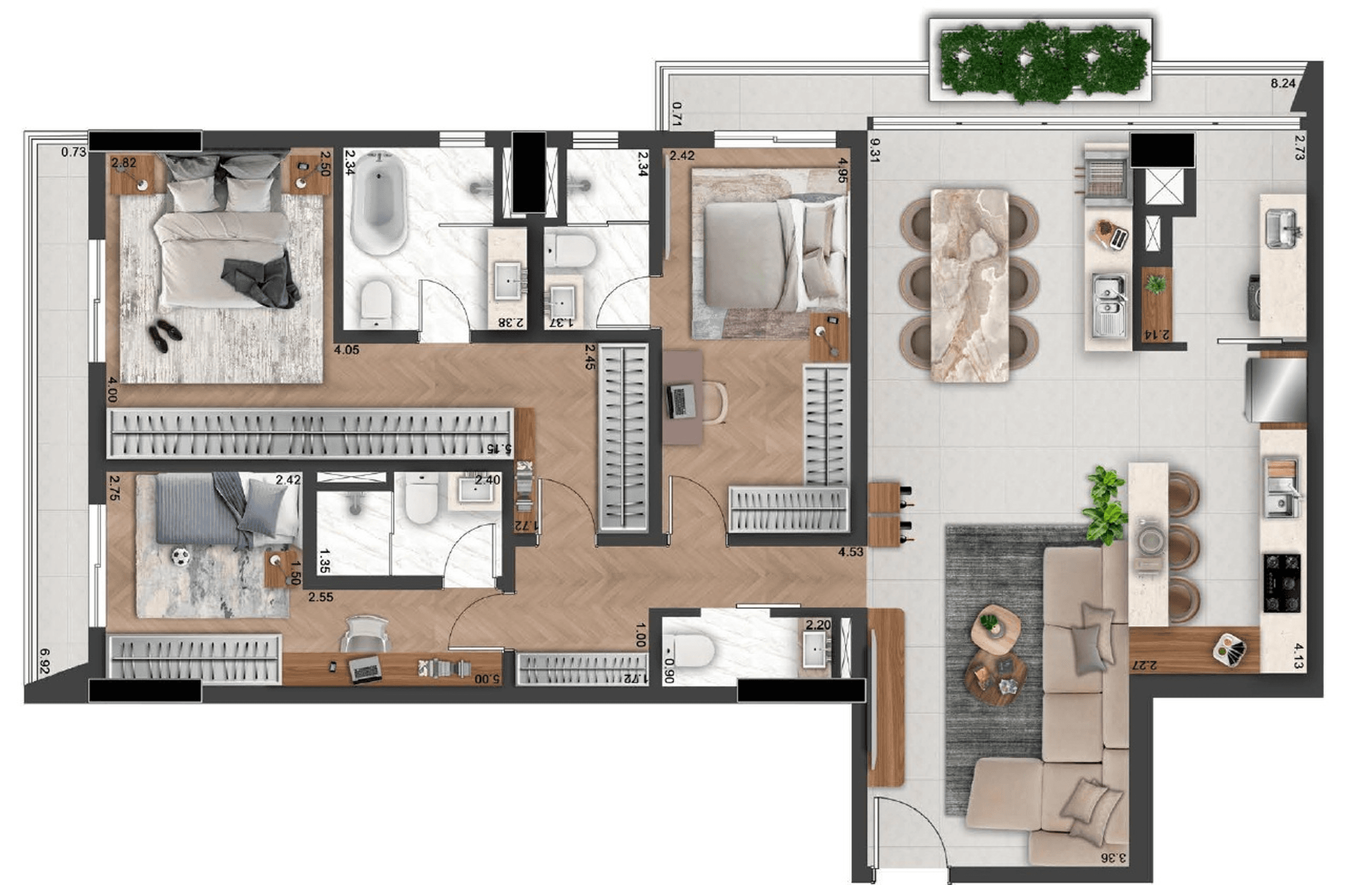 Planta 2 — Alta Floresta - Residencial