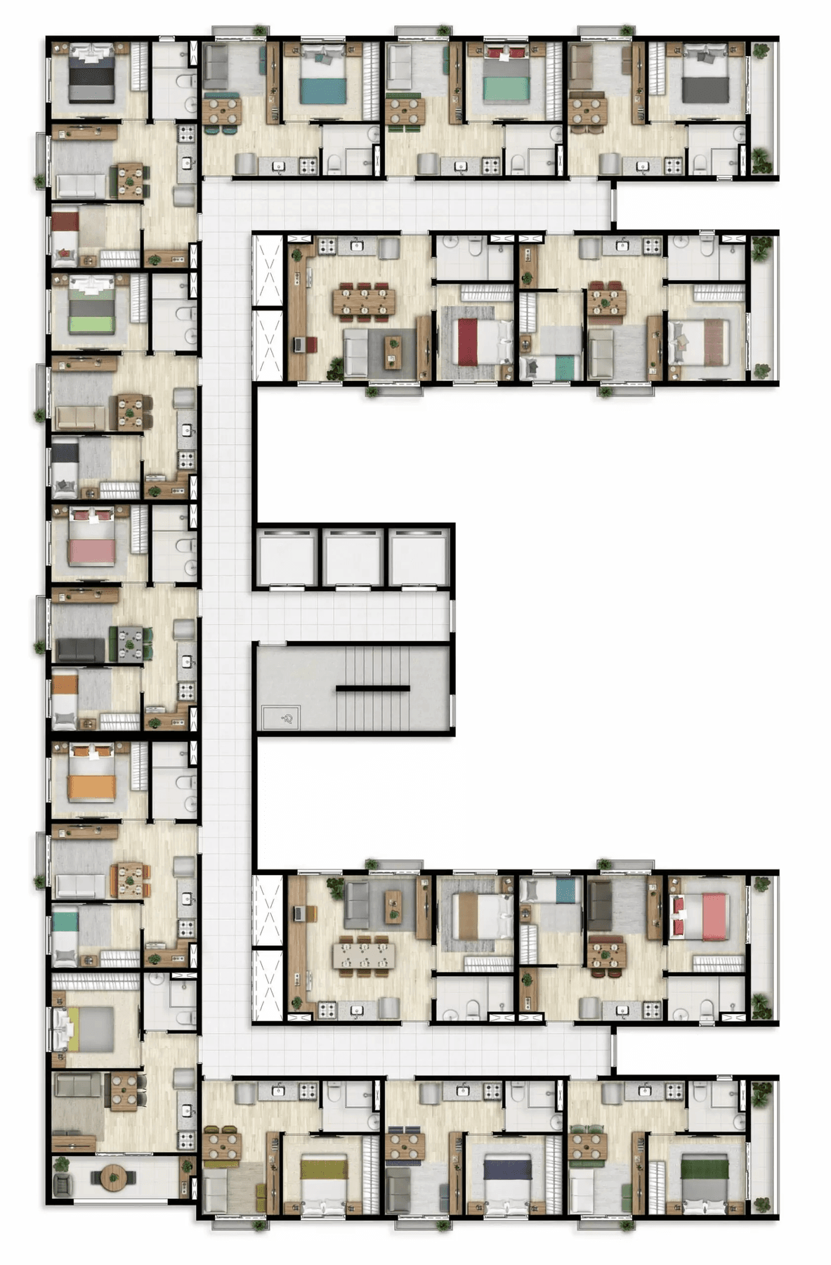 Planta 3 — Bem Viver Barão de Limeira