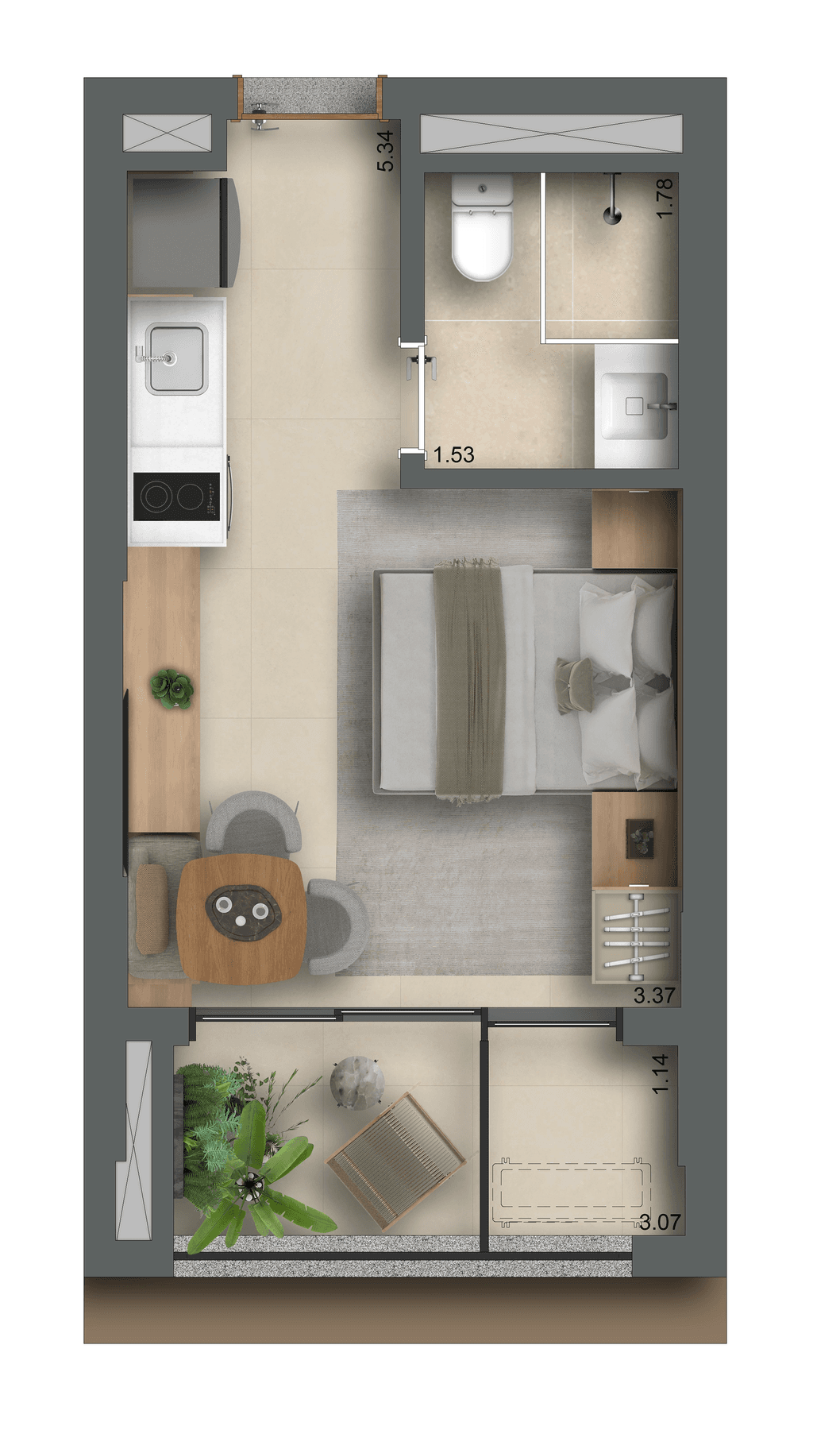 Planta 4 — Helbor Collage Bela Vista