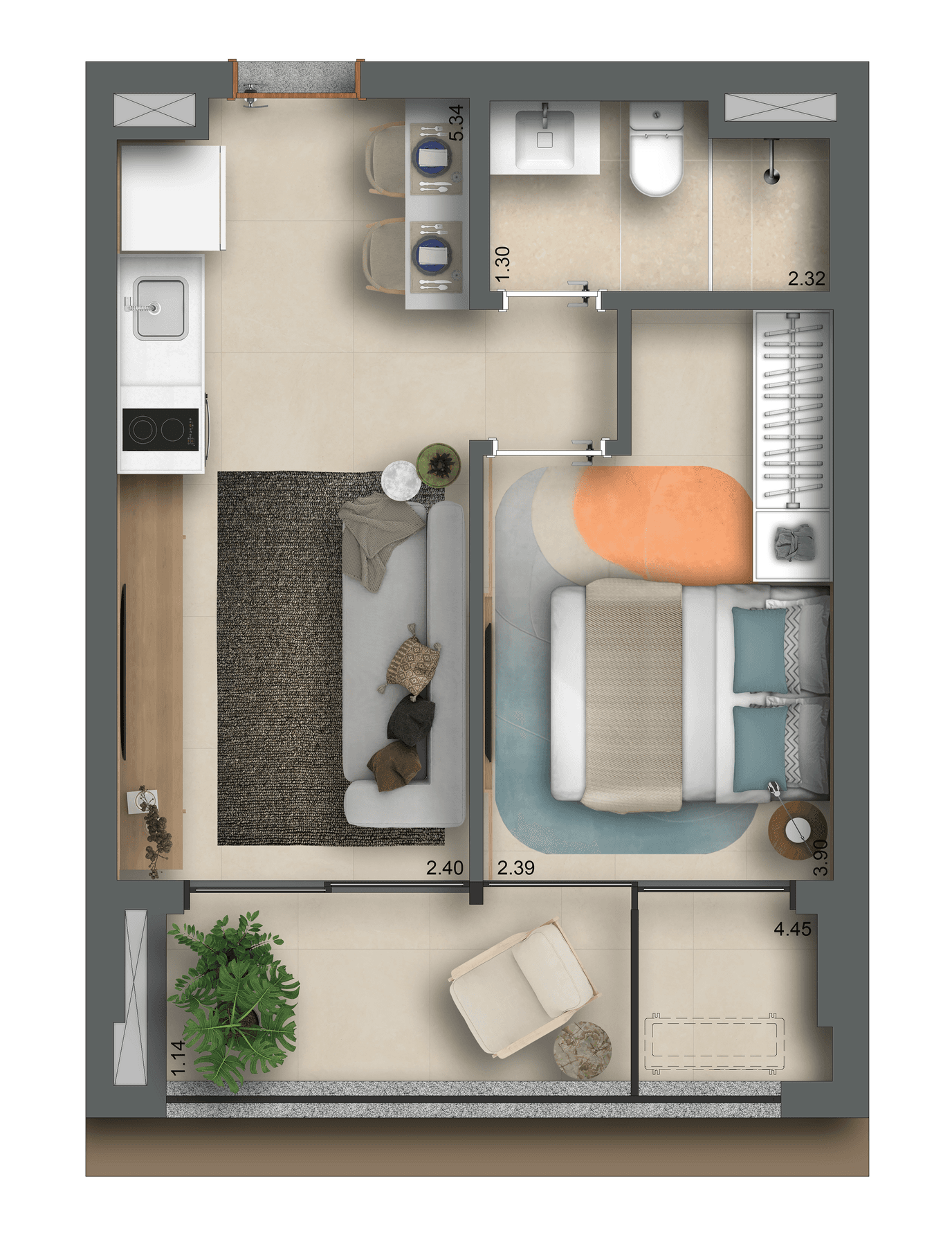 Planta 5 — Helbor Collage Bela Vista