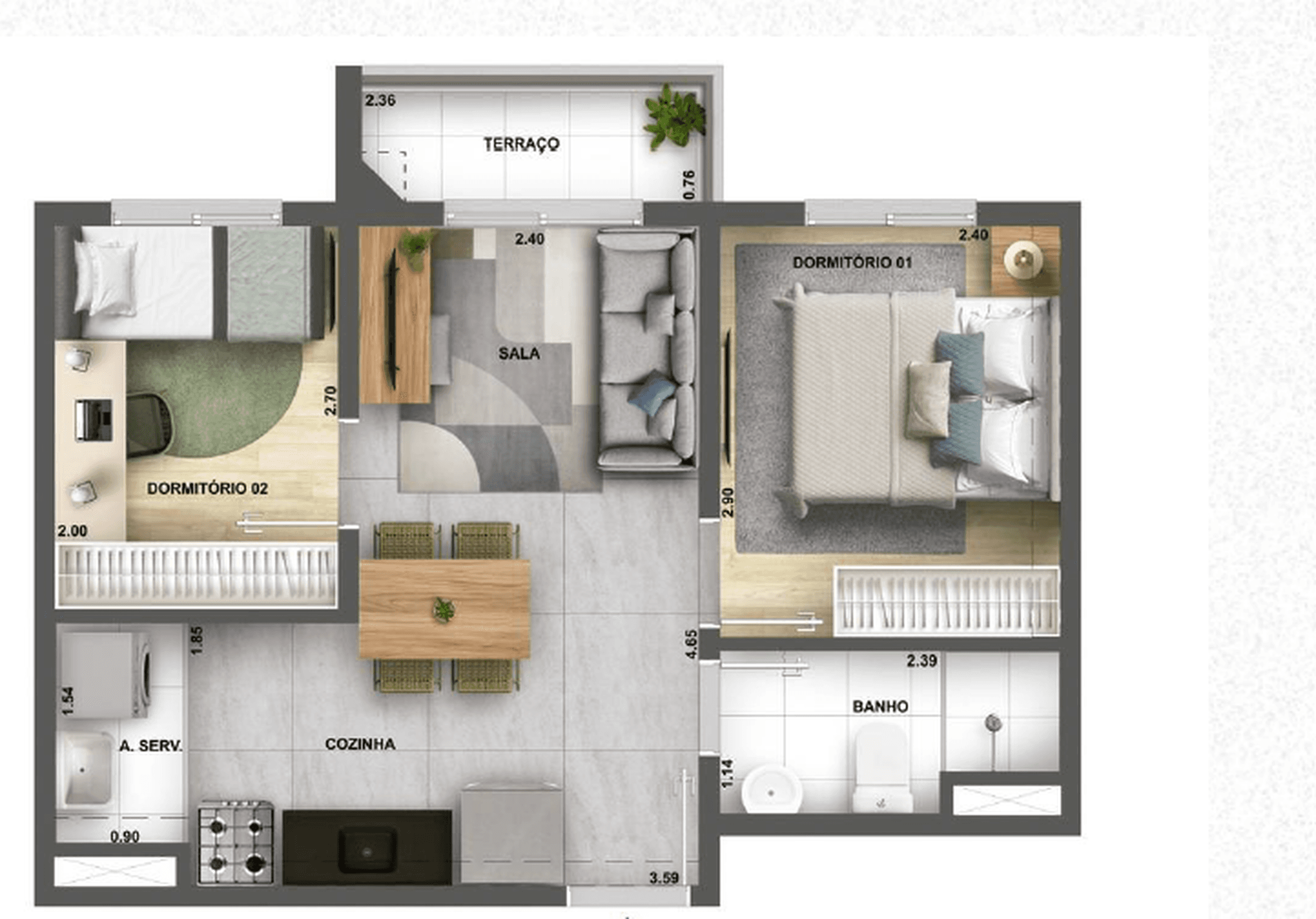 Planta 3 — Galleria Santa Marina