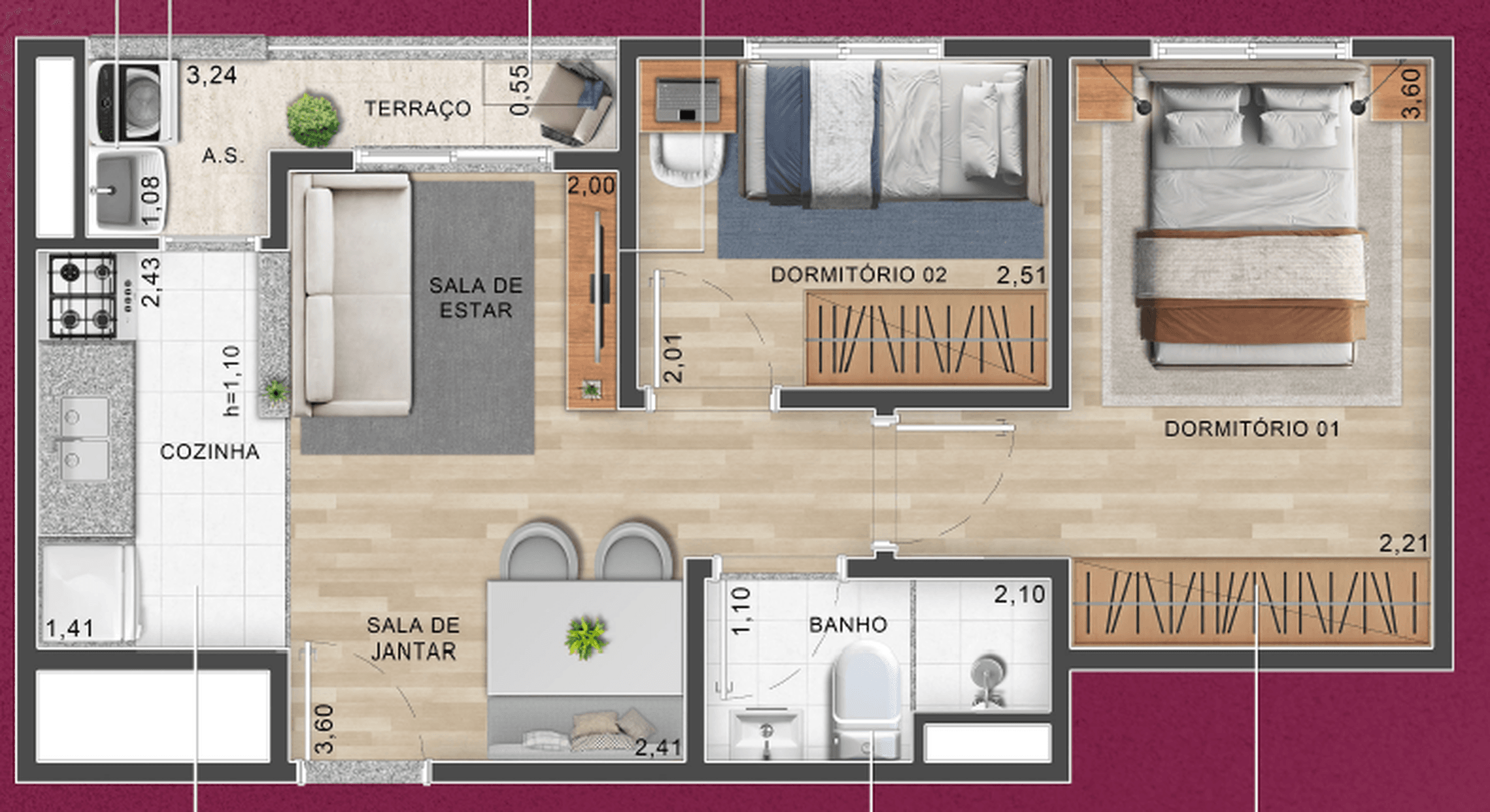 Planta 4 — Up Vila Santa Catarina