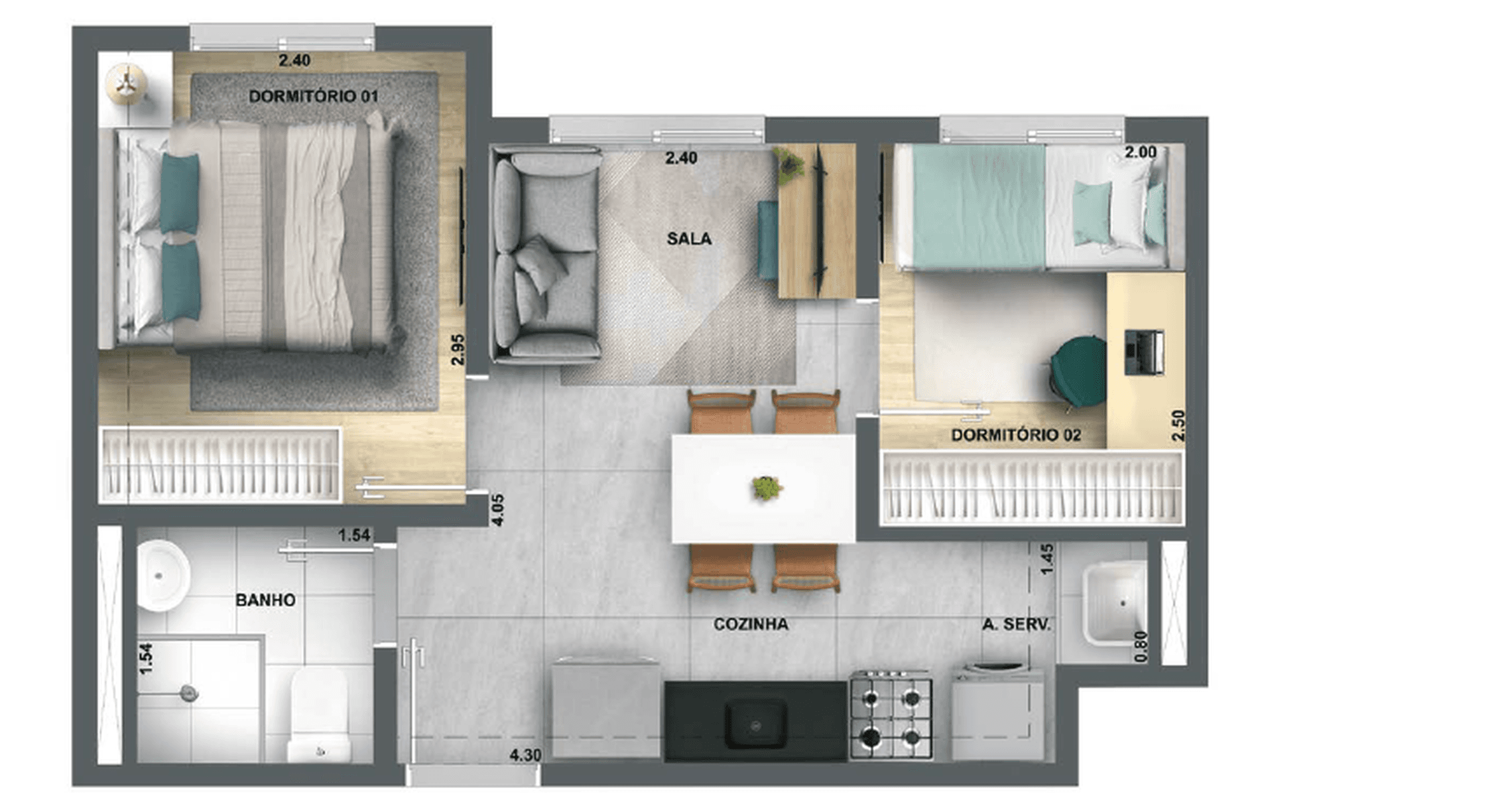 Planta 2 — Singular Butantã