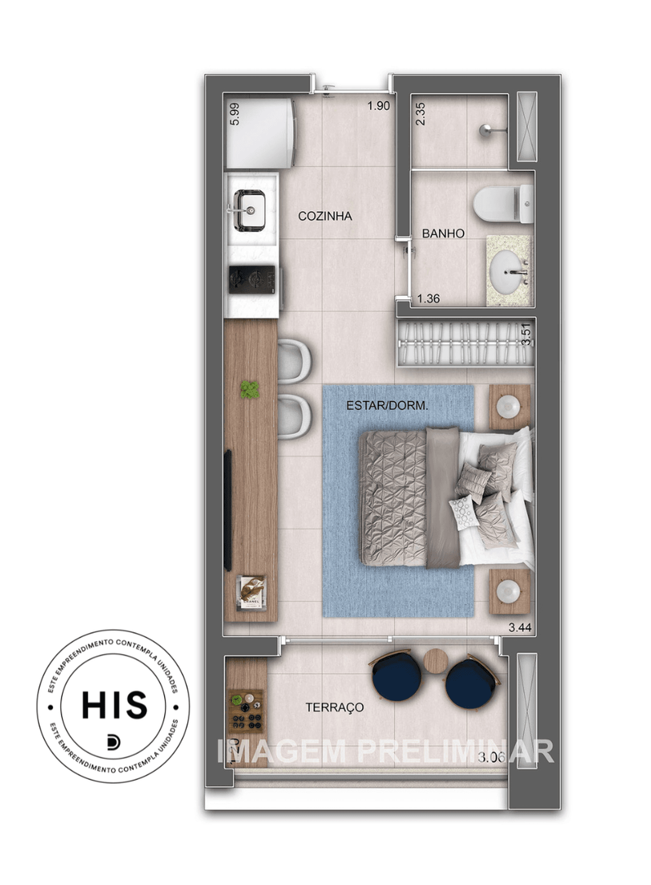 Planta 1 — Parque Diálogo Vila Ema Smart Spaces