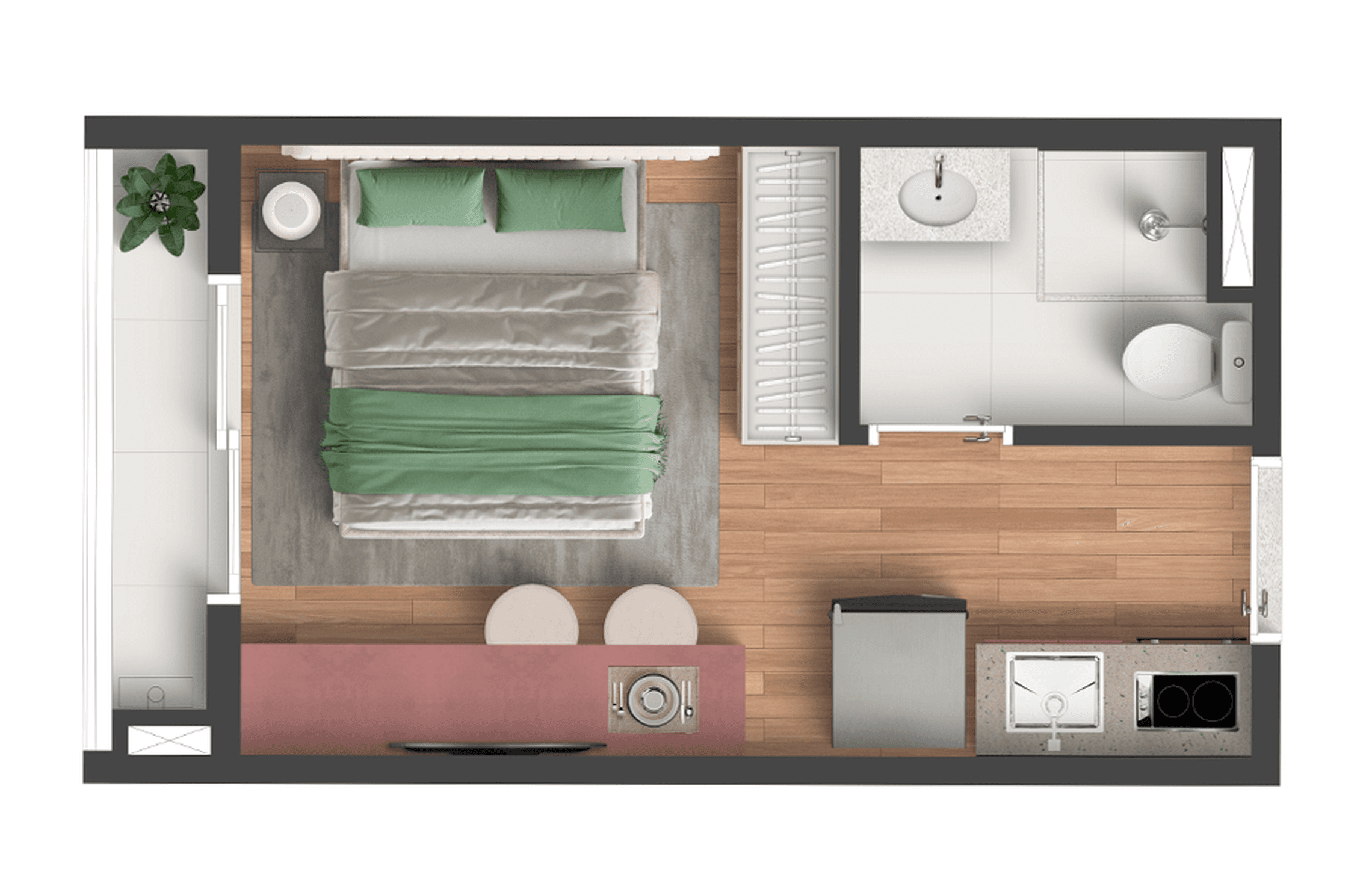 Planta 1 — Nurban Praça da Árvore - Residencial