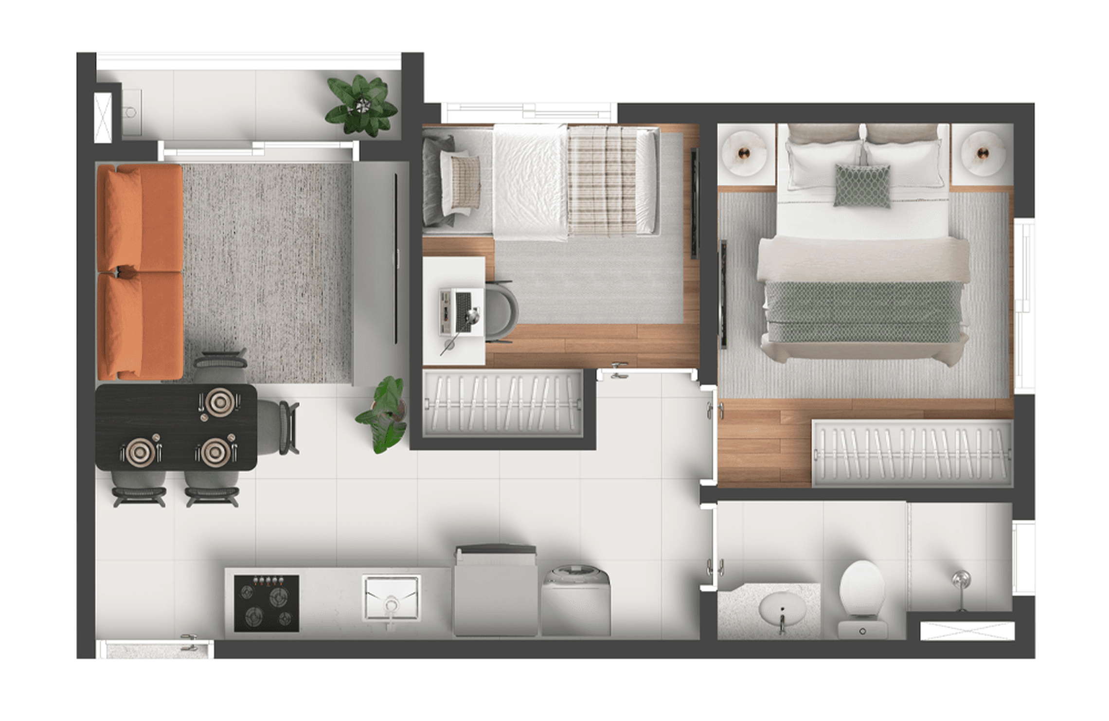 Planta 5 — Nurban Praça da Árvore - Residencial